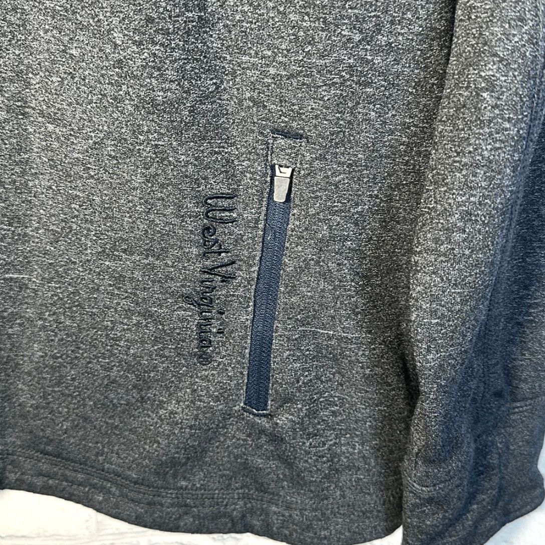 Vintage VINTAGE West Virginia Mountaineers WVU Quarter Zip Gray Sweatshirt M Medium Women size Gray Pullover Colosseum Shirts Size M / US 6-8 / IT 42-44 - 5 Thumbnail