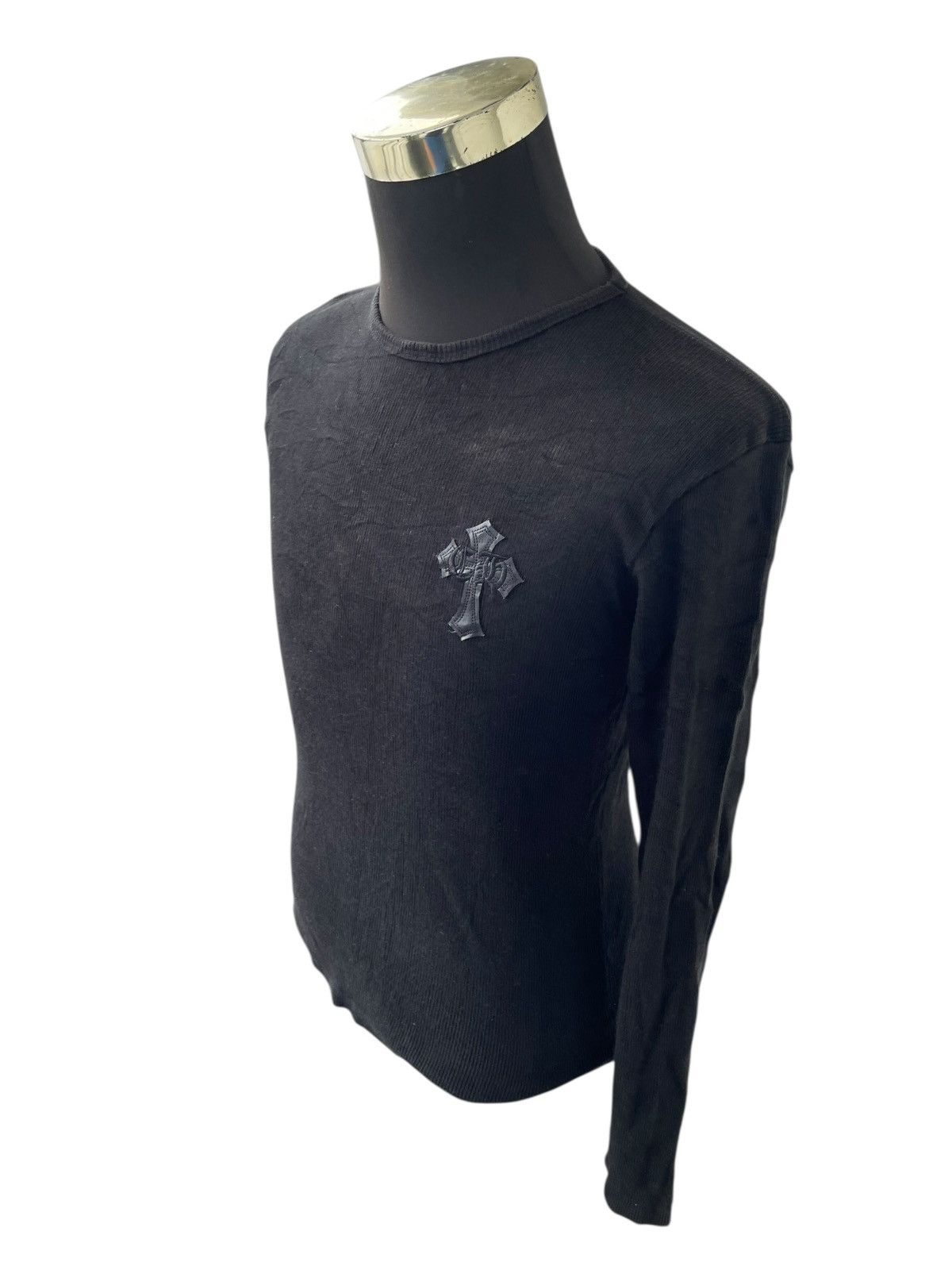 Japanese Brand VTG Japanese CH Cross Bootleg Distressed Thermal Tee Size US M / EU 48-50 / 2 - 15 Thumbnail