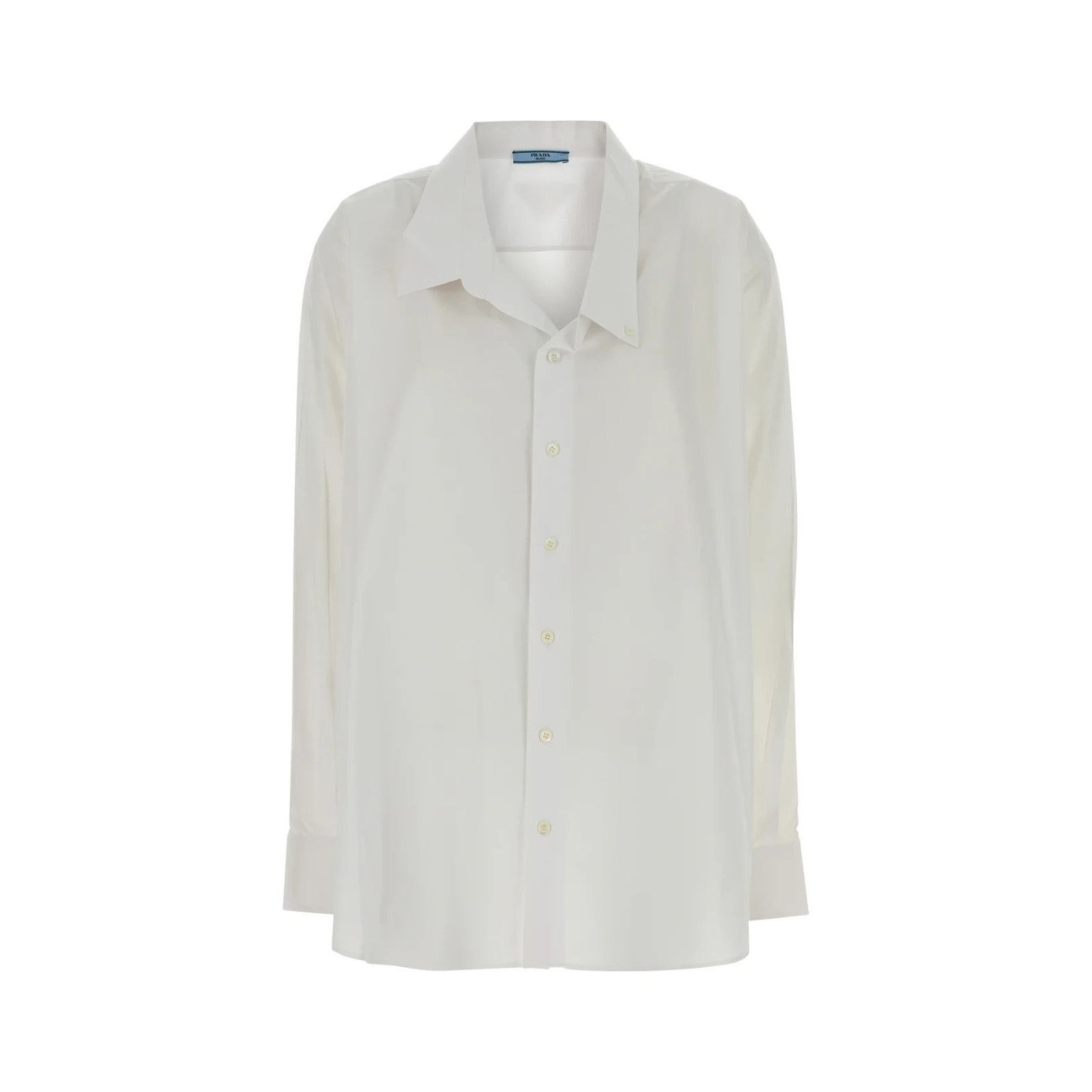 PRADA White Poplin Oversize Shirt New & Authentic (Women's s