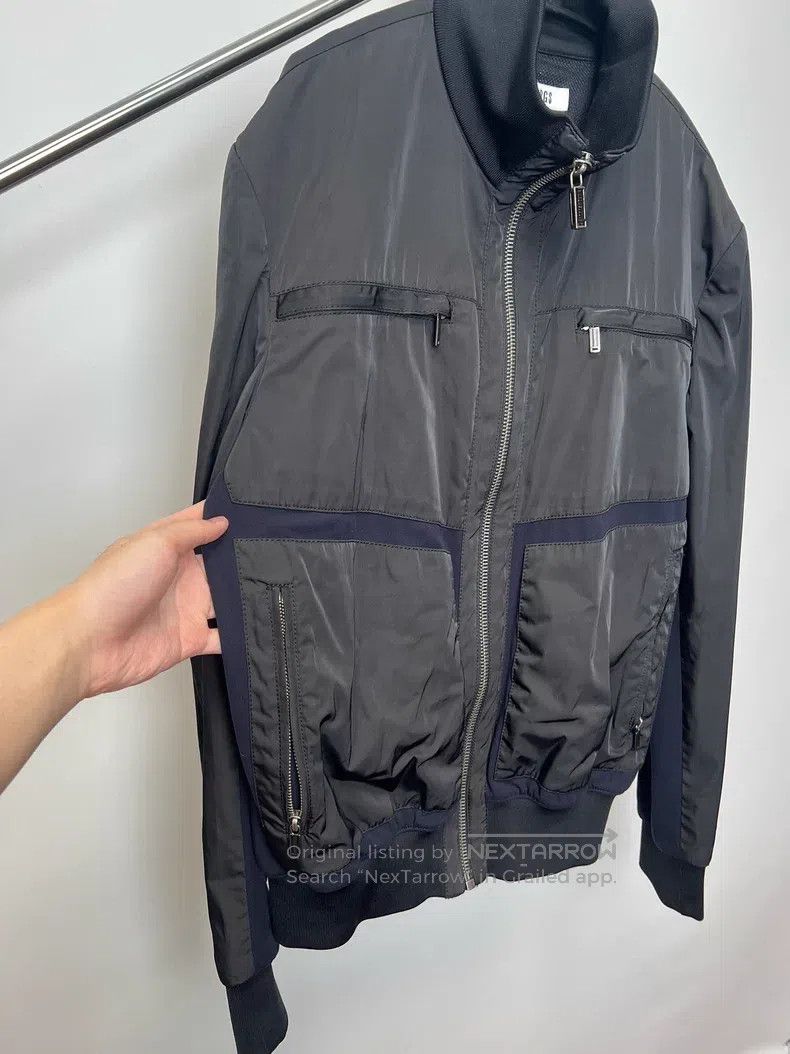 Dries Van Noten DRIES VAN NOTEN Color Block Nylon Stand Collar Jacket Size US L / EU 52-54 / 3 - 4 Thumbnail