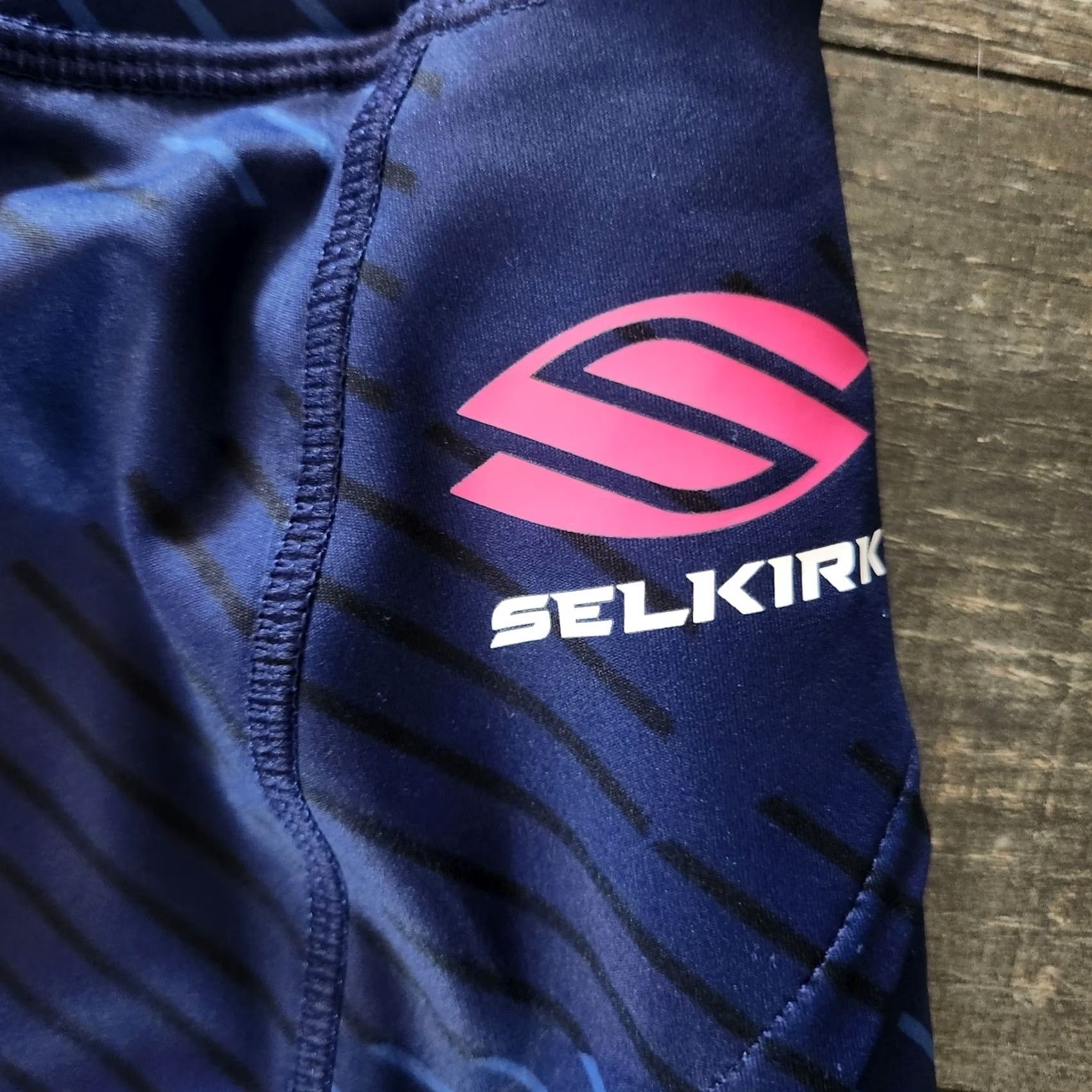 Vintage Selkirk Pickleball Shorts Womens Medium Geo Blue 2 In 1 High Waist Performance Size 32" / US 10 / IT 46 - 3 Thumbnail