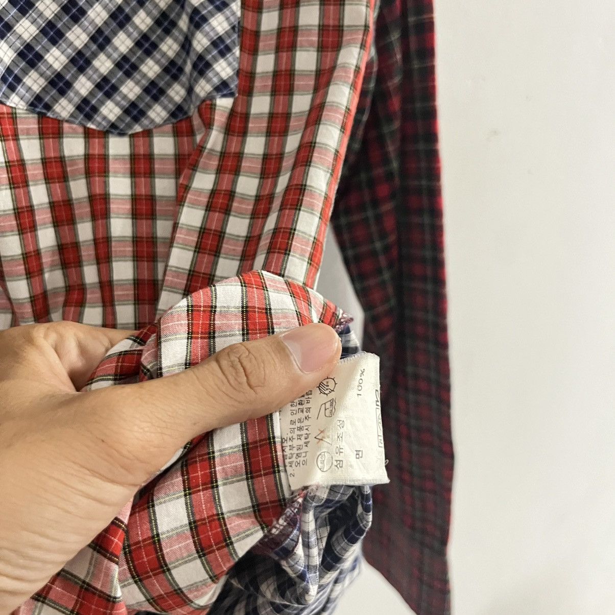 Japanese Brand Flame - Colorblock LS Button Up Shirt Size US M / EU 48-50 / 2 - 5 Thumbnail