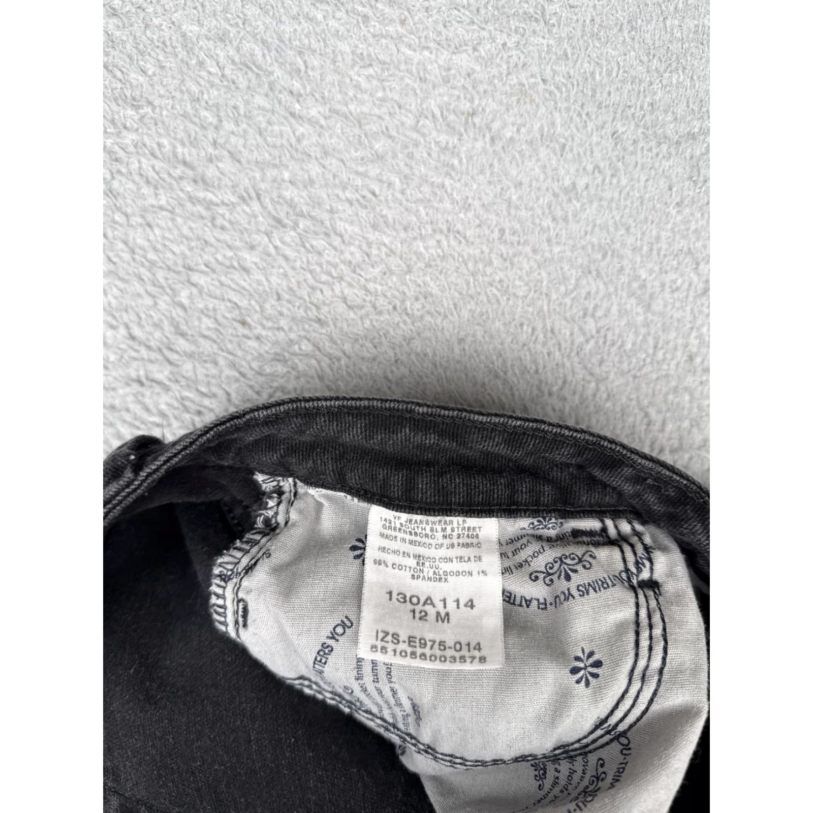 Lee Lee Jeans Womens Jeans Black Denim Mid Rise Bootcut 12 Regular 30x30 5-Pocket Denim Cotton Blend Cowboy Style Size 34" / US 12 / IT 48 - 6 Thumbnail