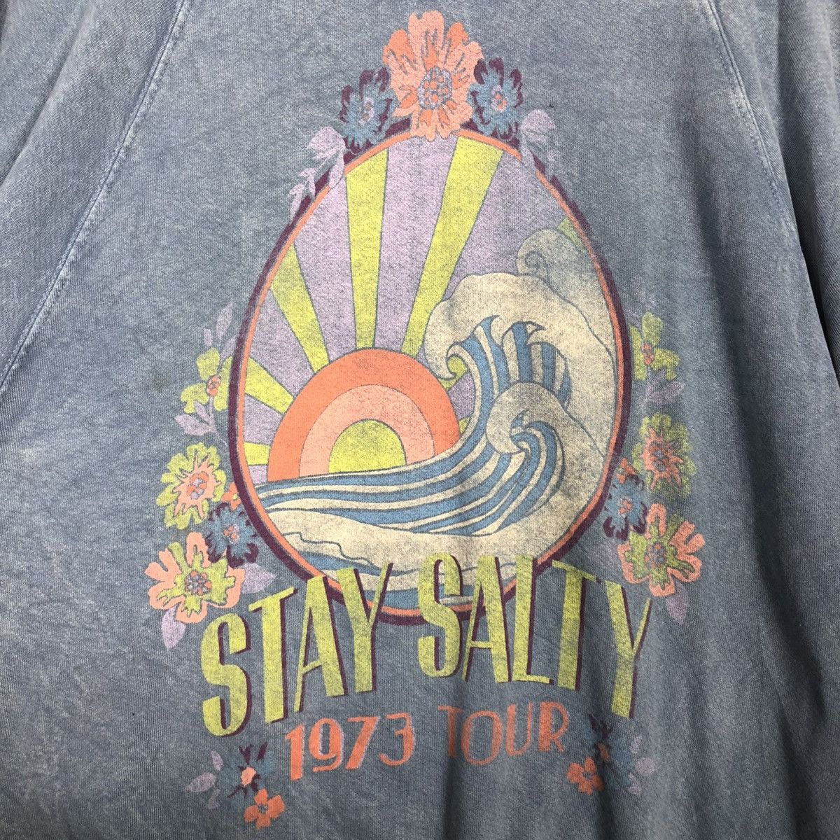 Billabong 🔥VINTAGE SWEATSHIRT BILLABONG X THE SALTY BLONDE BIG LOGO Size US M / EU 48-50 / 2 - 14 Thumbnail