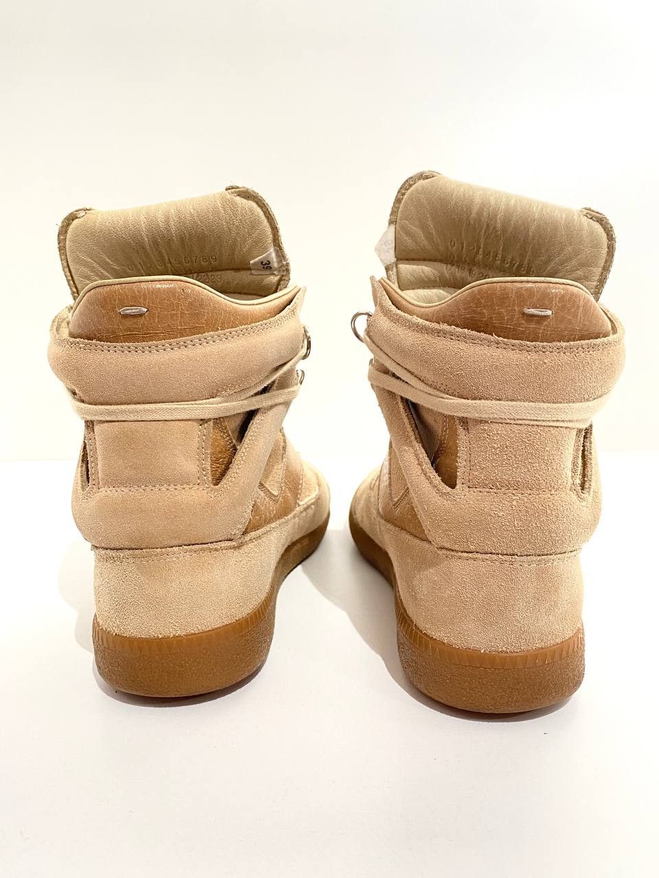 Maison Margiela Maison Margiela Hybrid Leather High Top Sneakers Vintage Size US 8 / IT 38 - 7 Thumbnail