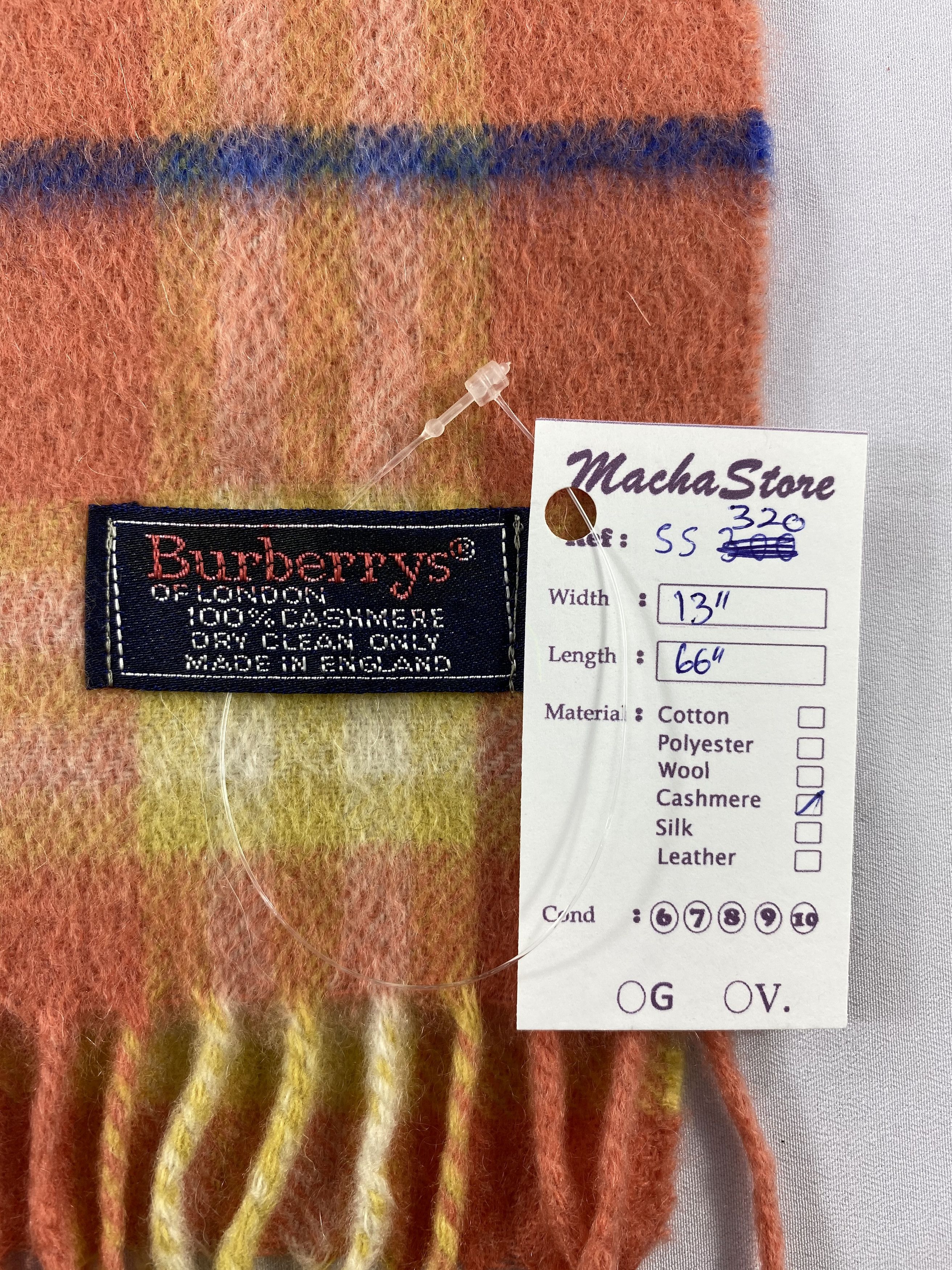 Burberry Burberrys Cashmere Scarf / Muffler / Neckwear Size ONE SIZE - 5 Thumbnail