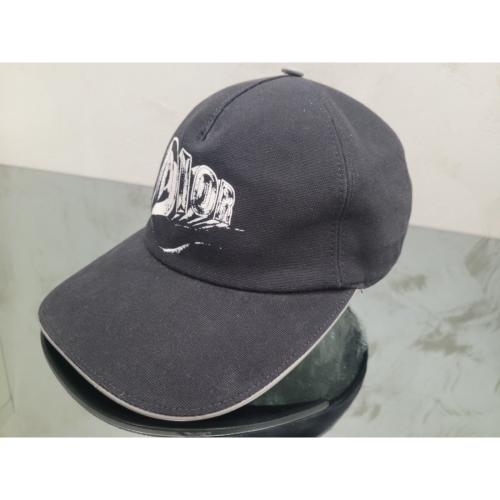 Dior Dior Logo Print Black Cotton Baseball Cap - Size S Size ONE SIZE - 2 Thumbnail