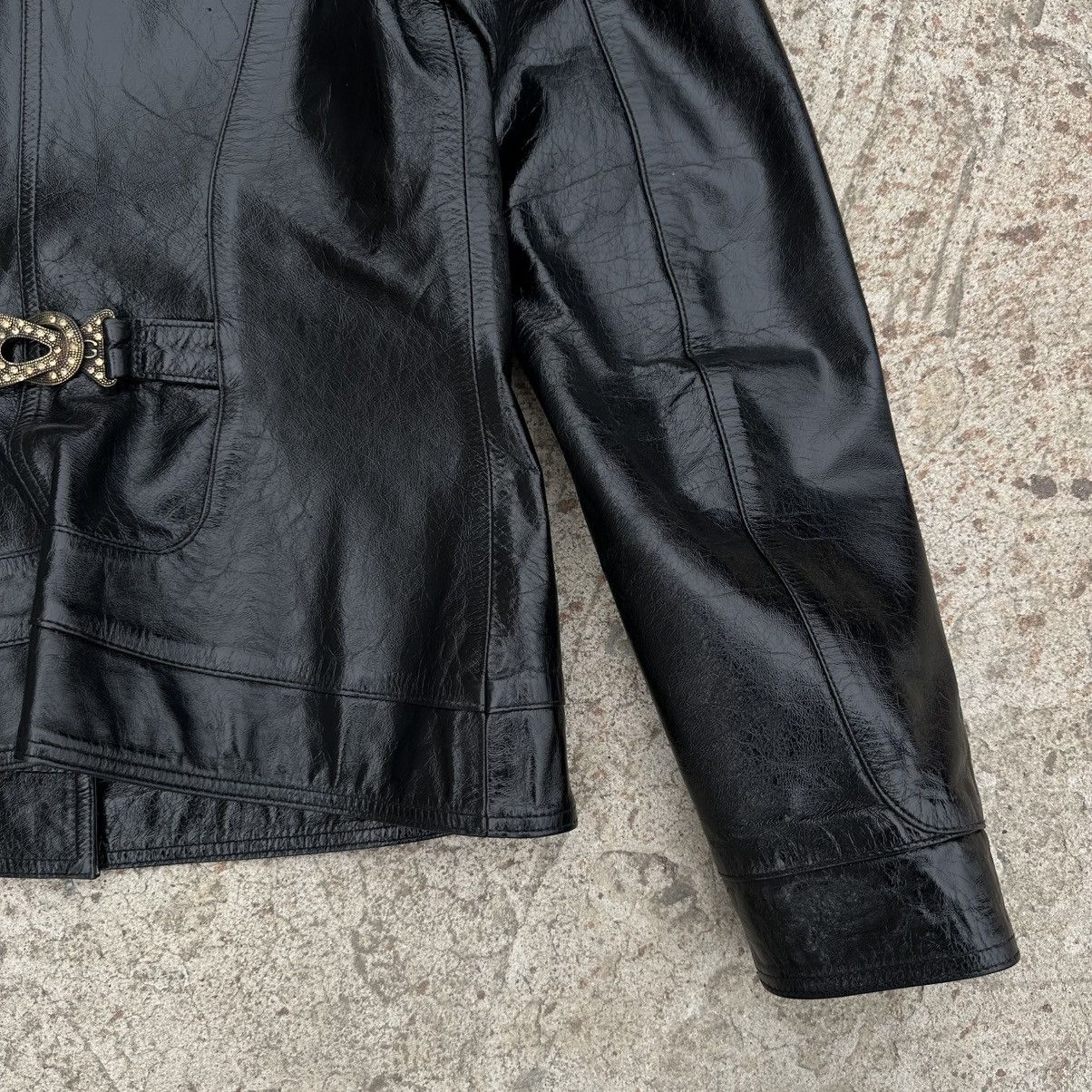 Japanese Brand Vintage Japanese Style Macrevis Leather Jacket Y2K 00s USA Size L / US 10 / IT 46 - 12 Thumbnail