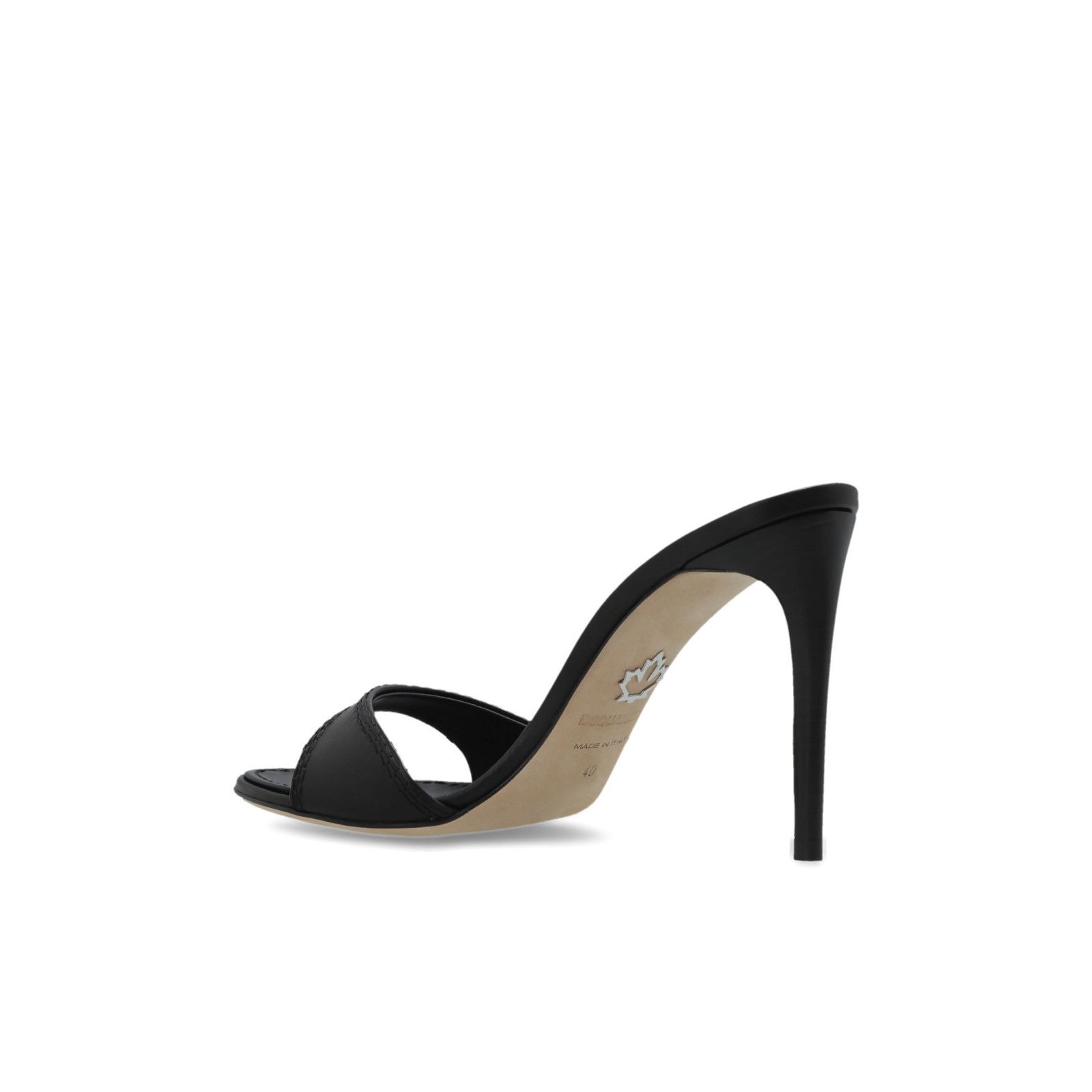 Dsquared2 DSQUARED2 Black Heeled Mules New & Authentic (Women's size:1 Size US 11 / IT 41 - 3 Thumbnail