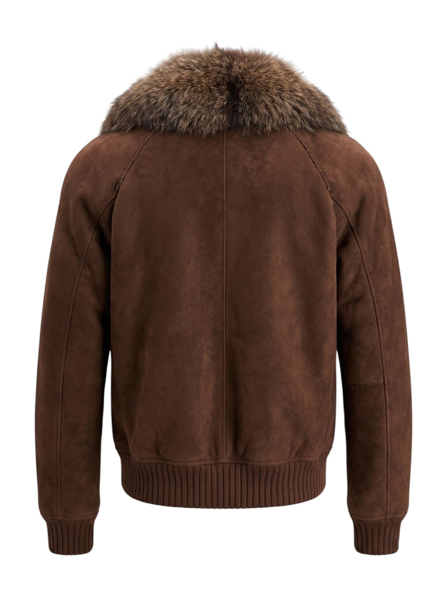 Gucci FOX FUR COLLAR SUEDE LEATHER JACKET Size XS / US 0-2 / IT 36-38 - 2 Thumbnail