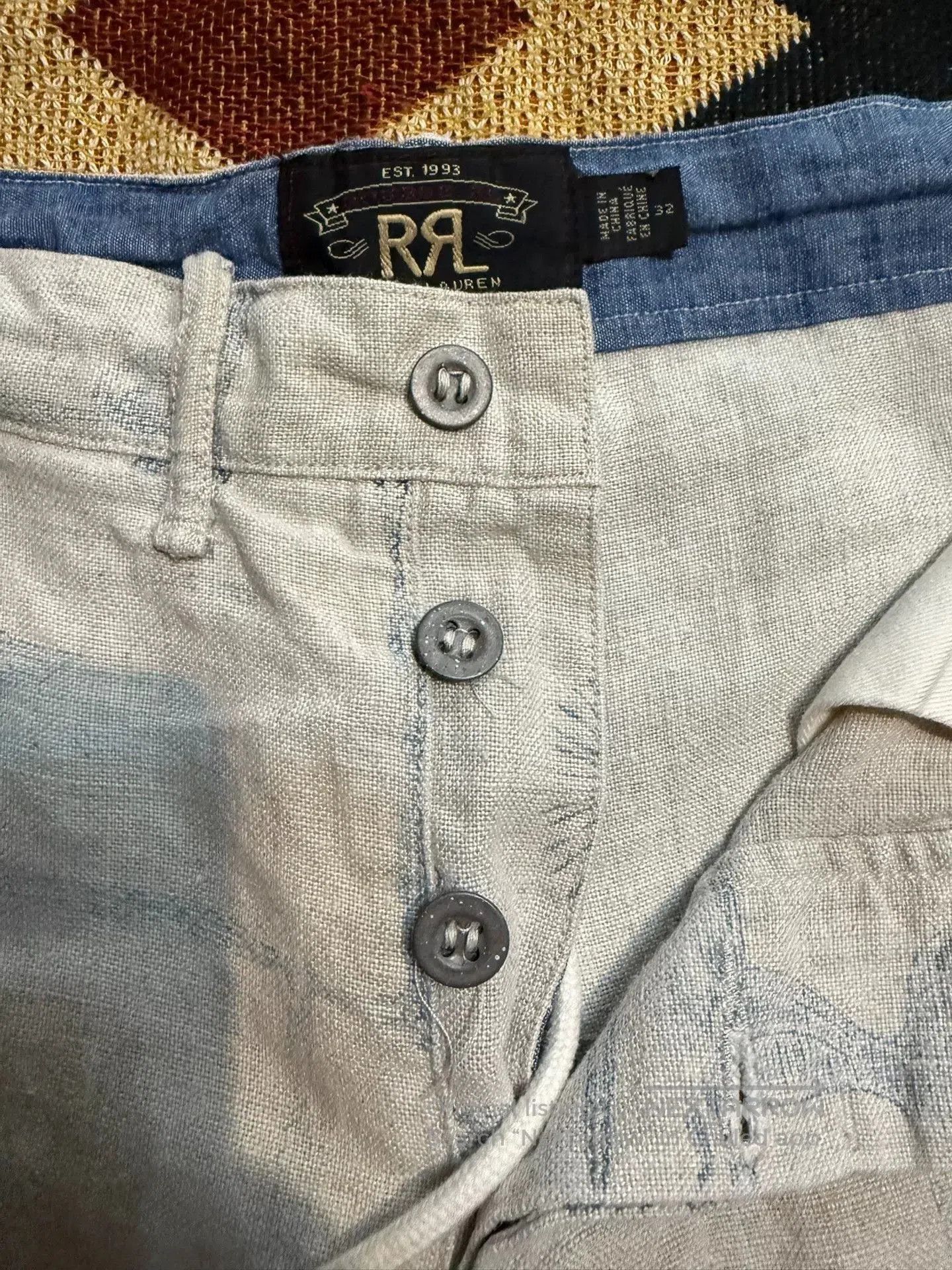 RRL Ralph Lauren RRL Nautical Series Linen Shorts. Size US 32 / EU 48 - 4 Thumbnail