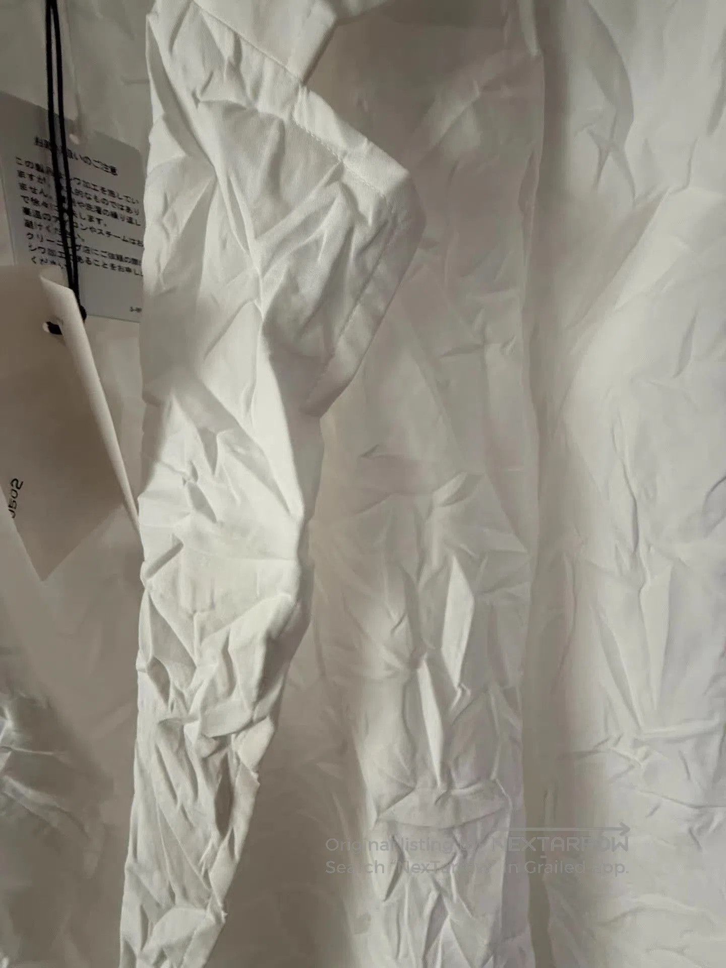 Auralee White Long Sleeve Button Up Shirt. Size US XL / EU 56 / 4 - 3 Thumbnail