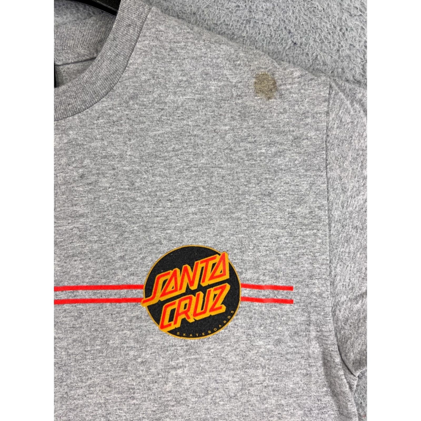 Vintage Santa Cruz Shirt Adult Medium Gray Crew Neck Short Sleeve Skate T-Shirt Mens Size US M / EU 48-50 / 2 - 6 Thumbnail