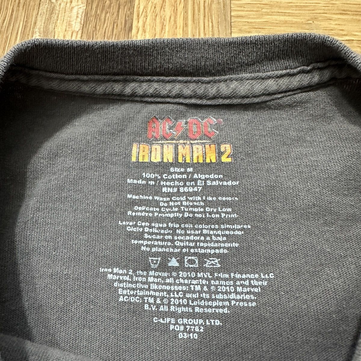 Marvel Comics AC/DC x Iron Man 2 tee Size US M / EU 48-50 / 2 - 4 Thumbnail