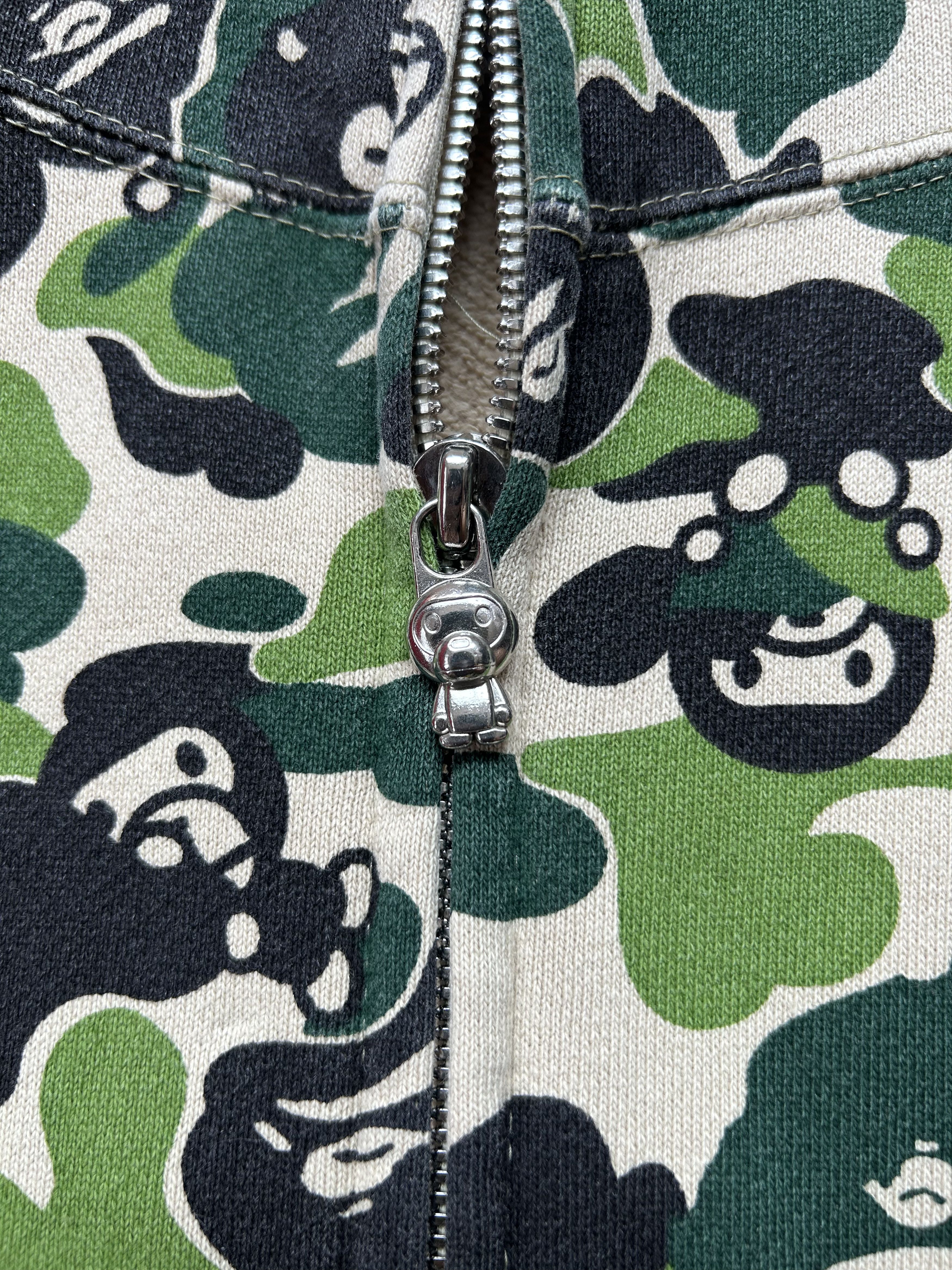 Bape BAPE OG Baby Milo Green “ABC Camo” Full Zip Hoodie [Size S] Size US S / EU 44-46 / 1 - 6 Thumbnail
