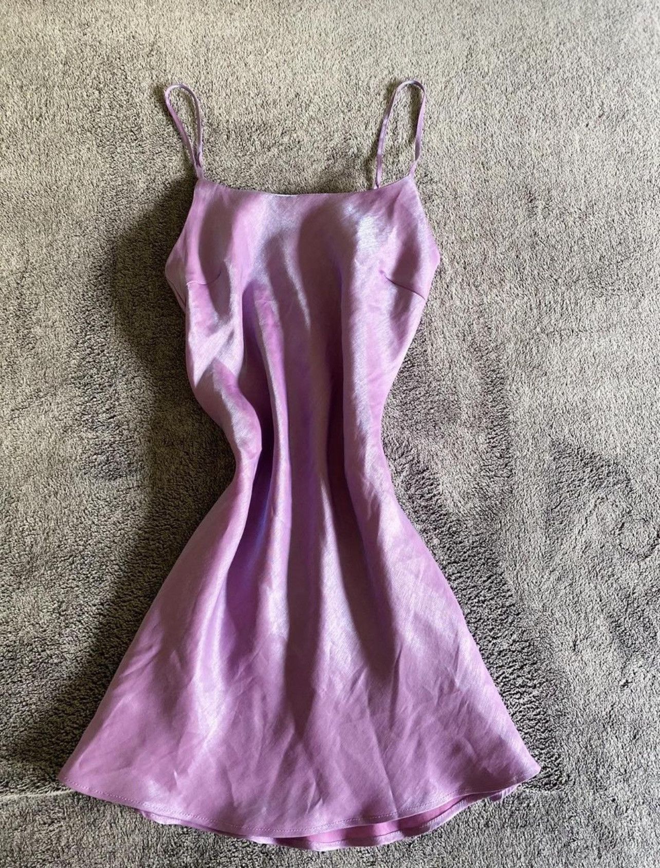 Forever 21 Cutest Forever 21 Lilac Slip On Silk Dress Size S / US 4 / IT 40 - 1 Thumbnail