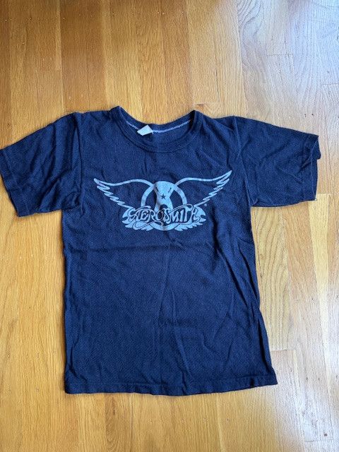 Vintage Vintage 1970s Aerosmith Band Shirt Size US S / EU 44-46 / 1 - 1 Thumbnail