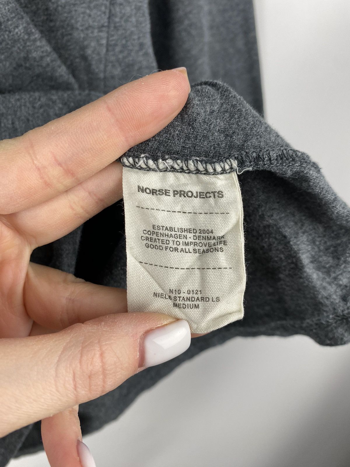 Norse Projects Norse Projects Niels Standard Long Sleeve T Shirt Size M Size US M / EU 48-50 / 2 - 11 Thumbnail
