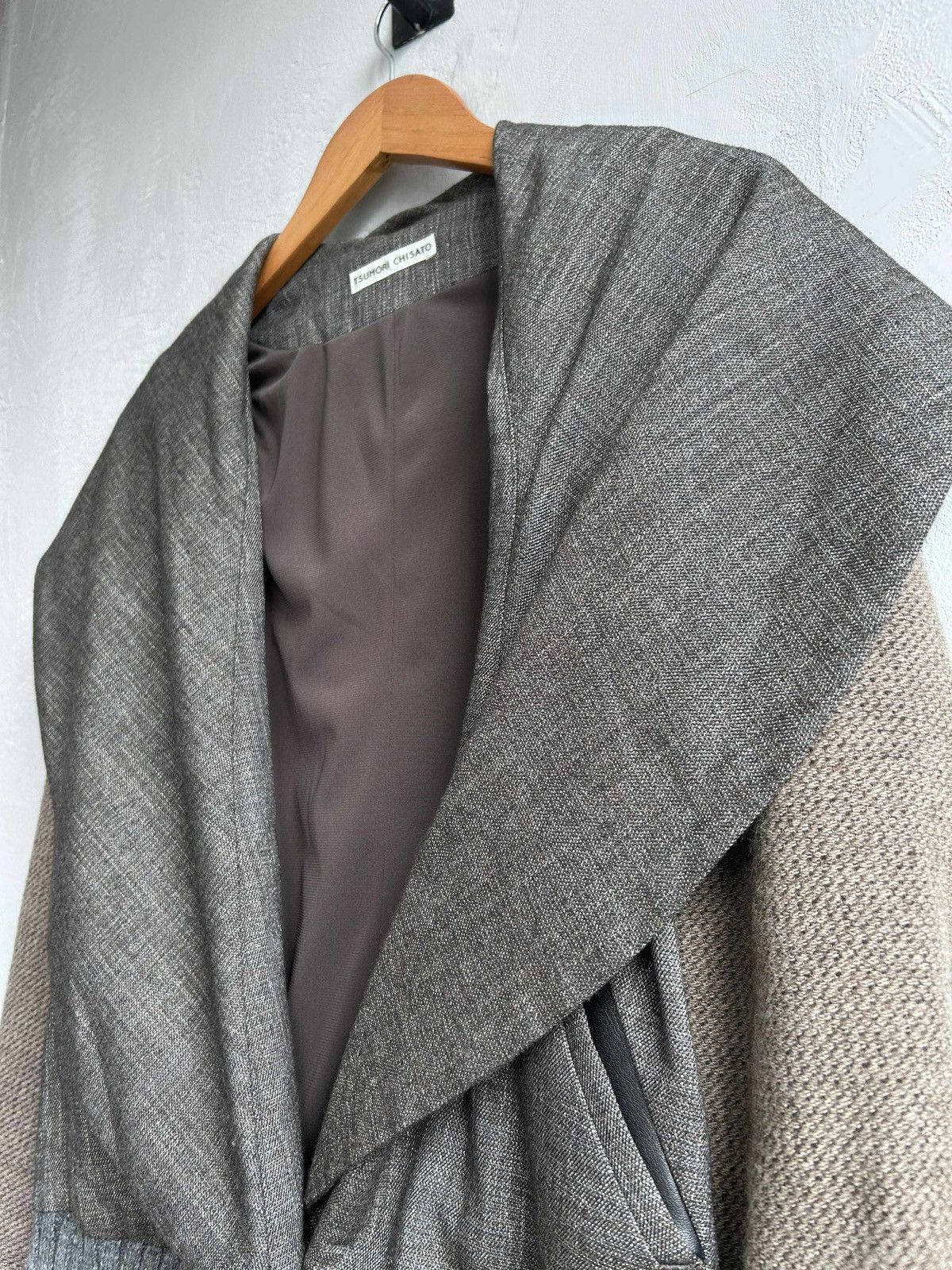 Tsumori Chisato Tsumori Chisato Draped Hybrid Knit Jacket Size US M / EU 48-50 / 2 - 5 Thumbnail