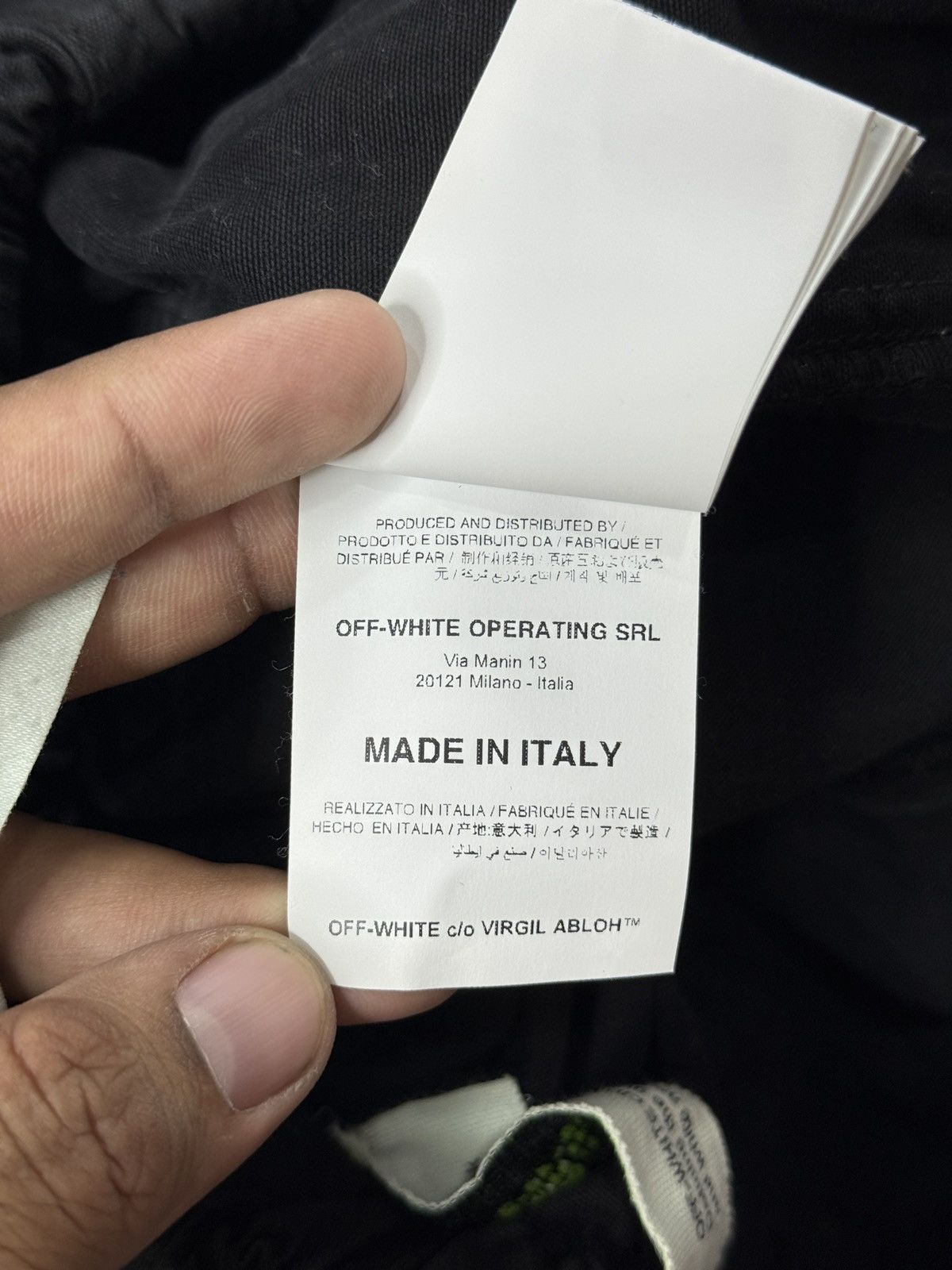 Off-White Off-White - Tapered Logo-Print Cotton-Canvas Cargo Trousers Size US 33 - 14 Thumbnail