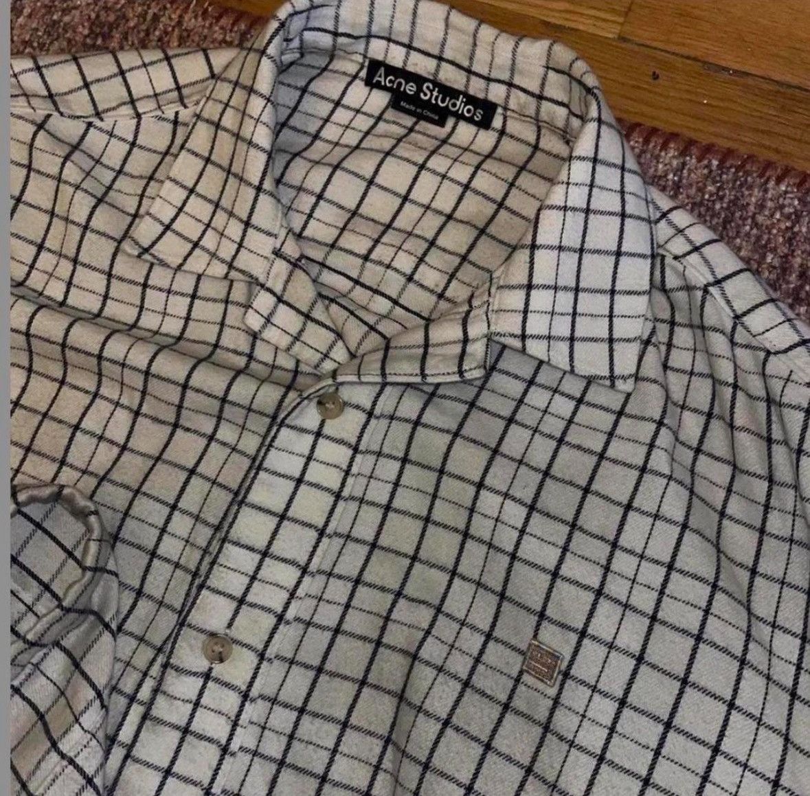 Acne Studios ACNE STUDIOS flannel overshirt / jacket Size US L / EU 52-54 / 3 - 5 Thumbnail