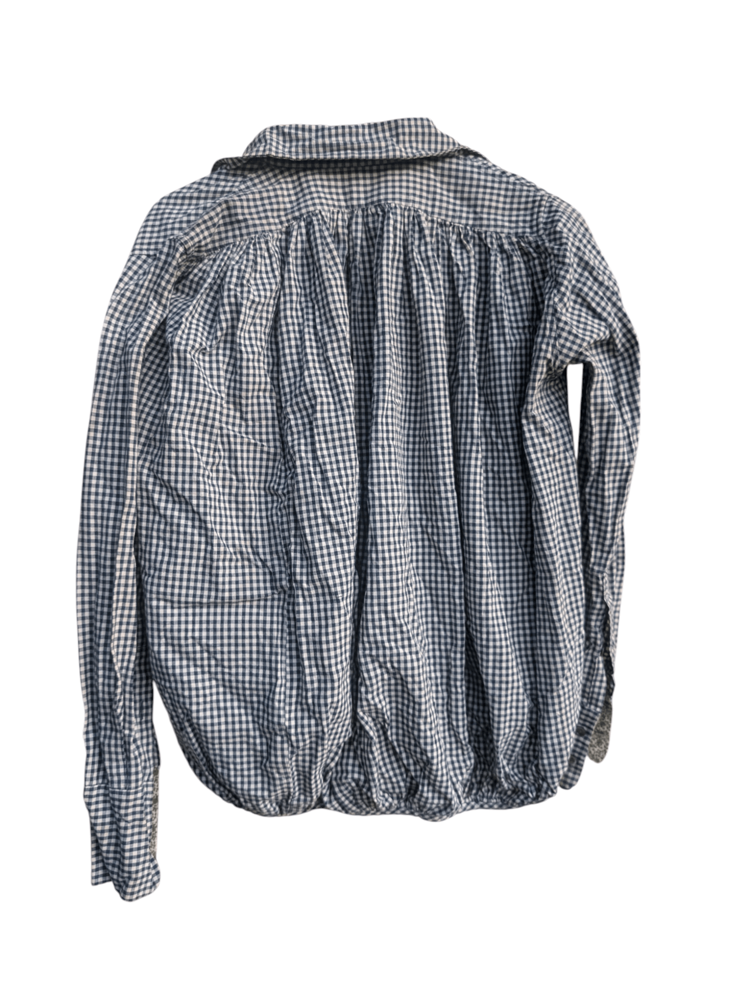 Kapital Kapital Checkered Cotton Shirt with Ruffles Size M / US 6-8 / IT 42-44 - 2 Thumbnail