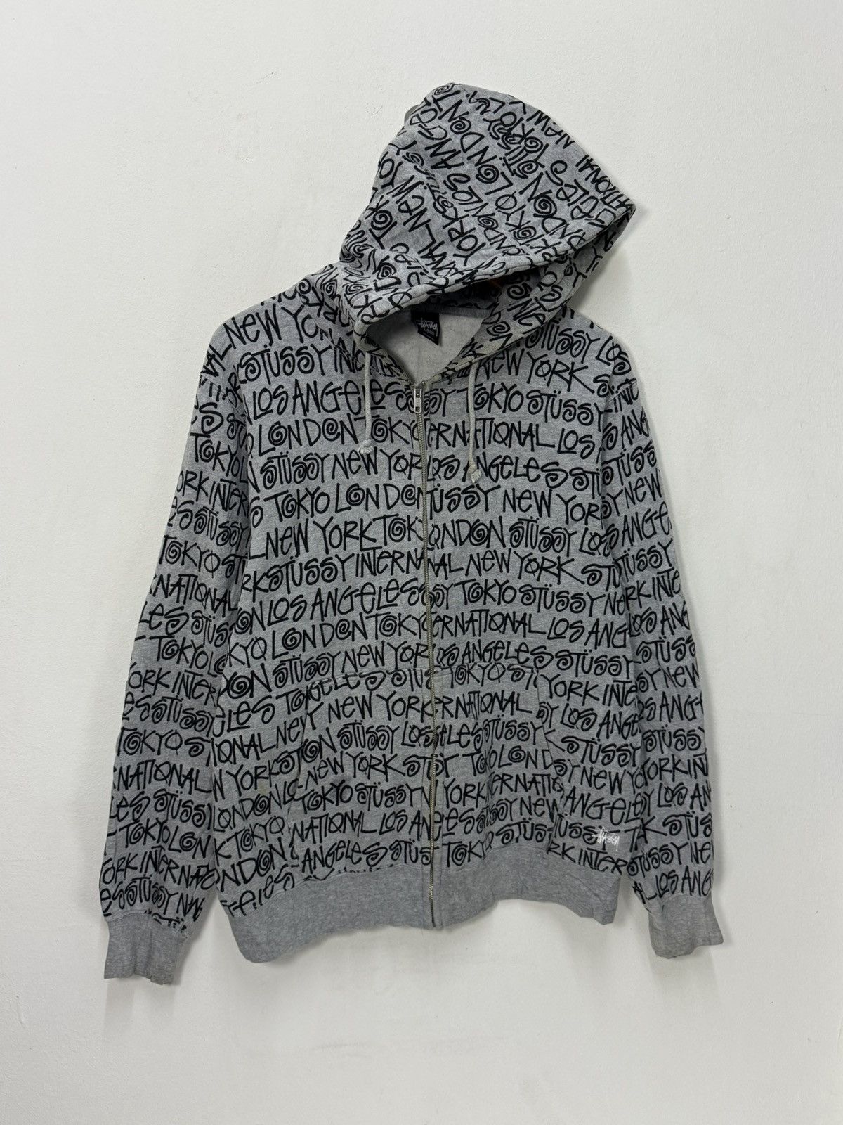 Stussy 🔥Stussy zip Hoodie All over Print Size US L / EU 52-54 / 3 - 2 Thumbnail