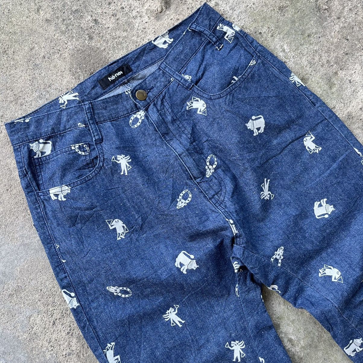 Issey Miyake Ne-net by Issey Miyake Pants Full Print Size US 30 / EU 46 - 2 Thumbnail