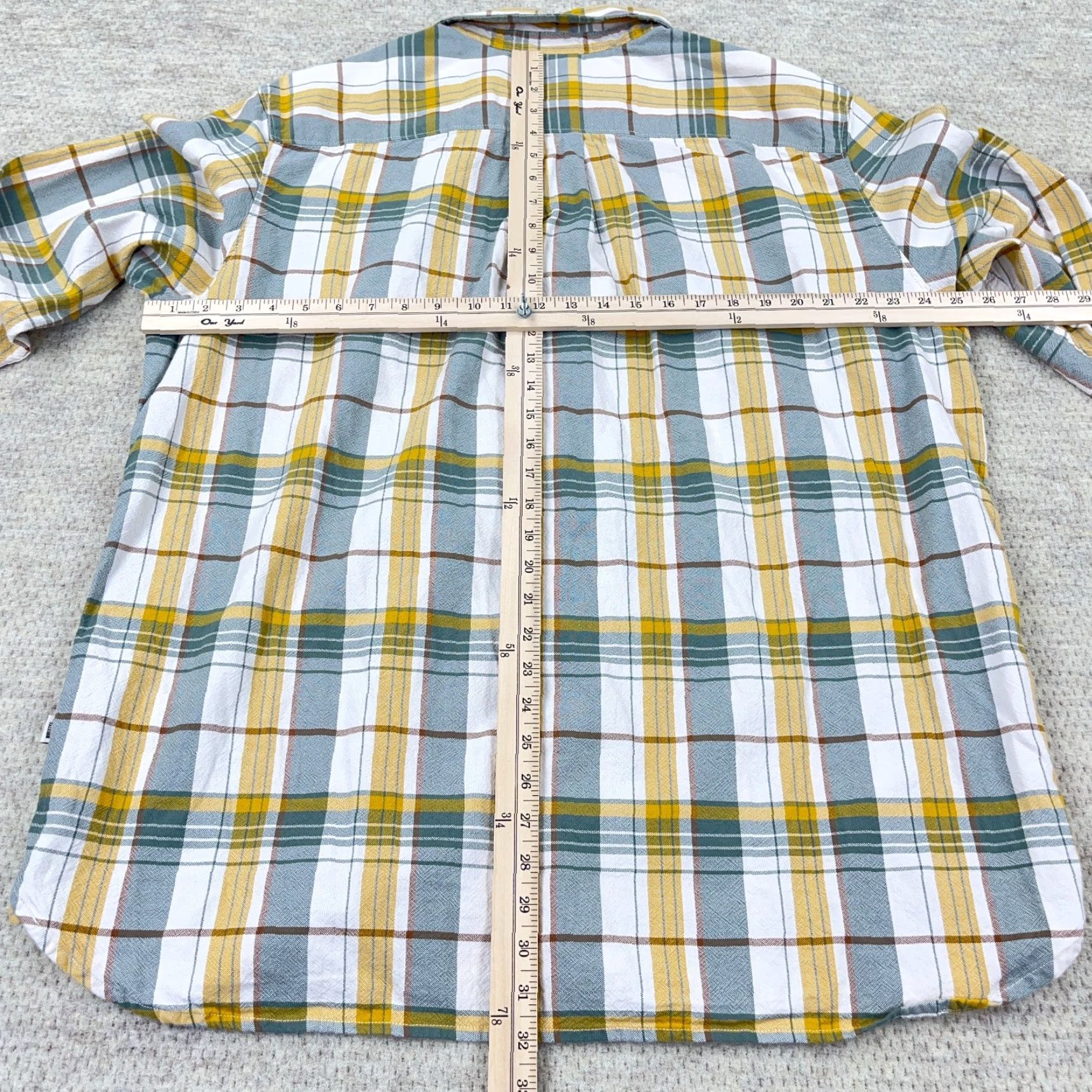 The North Face North Face Shirt Men 2XL Yellow Plaid Button Up Oxford Cloth Hiking Size US XXL / EU 58 / 5 - 7 Thumbnail
