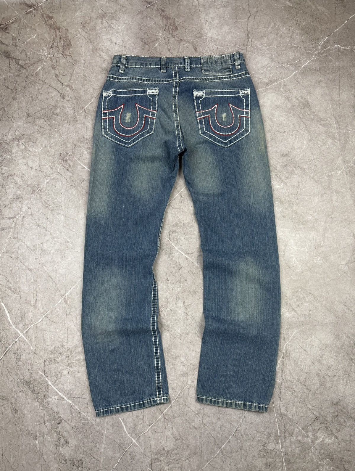True Religion Vintage True Religion Billy Big T Denim Baggy Jeans Y2K Size US 34 / EU 50 - 1 Thumbnail