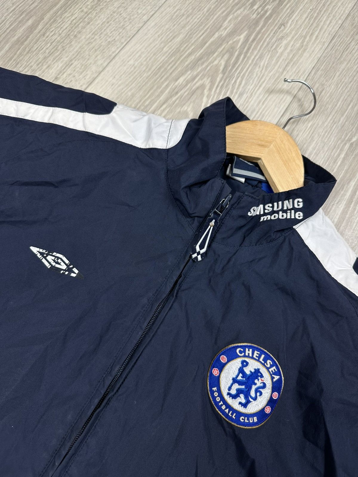 Chelsea Soccer × Umbro Vintage Training Jacket Umbro Chelsea Samsung Size US L / EU 52-54 / 3 - 5 Thumbnail
