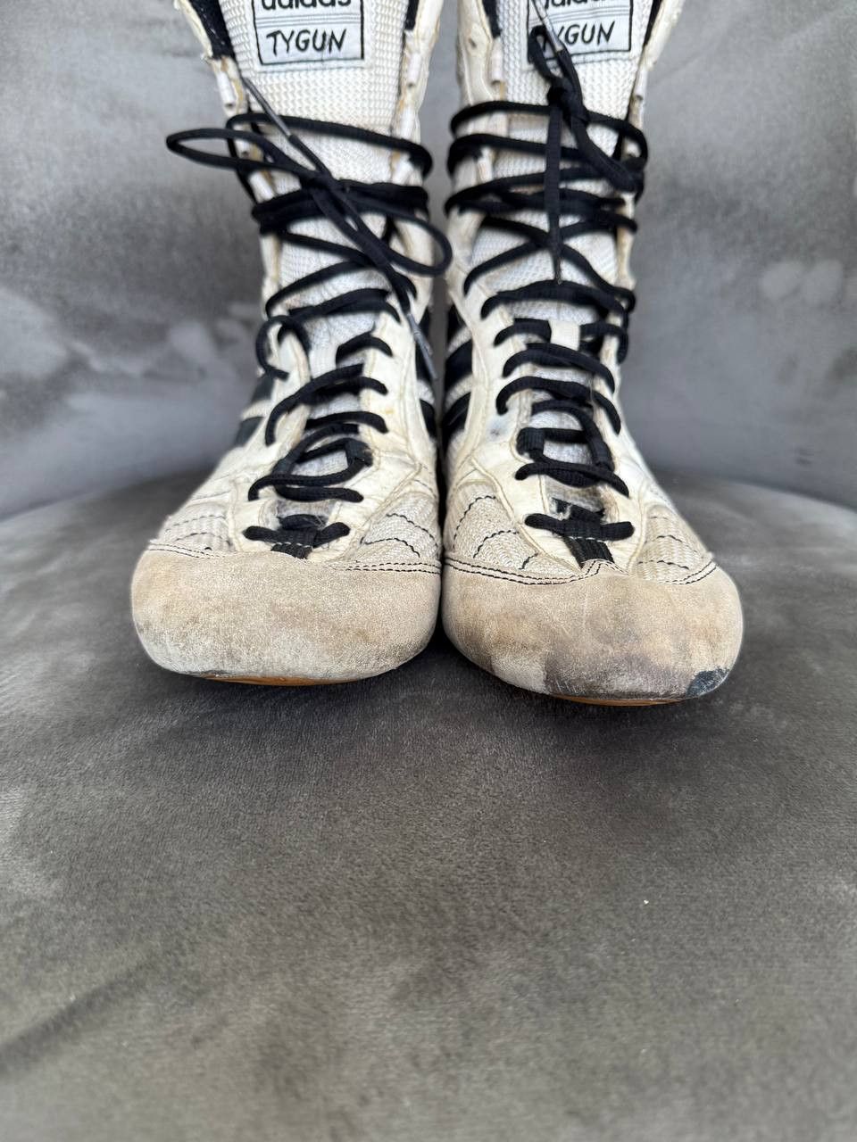 Adidas Adidas Tygun 00s Y2K Leather Wrestling Boxing Boots Size 6 Size US 7.5 / IT 37.5 - 6 Thumbnail