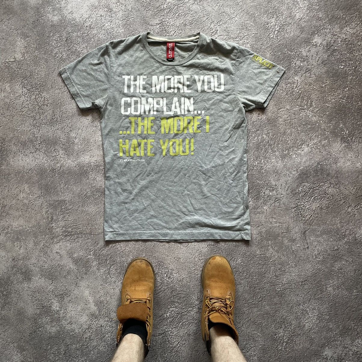 Vintage Vintage Y2K Graphic Tee Sun Faded Humor Streetwear Tapered M Size US M / EU 48-50 / 2 - 2 Thumbnail
