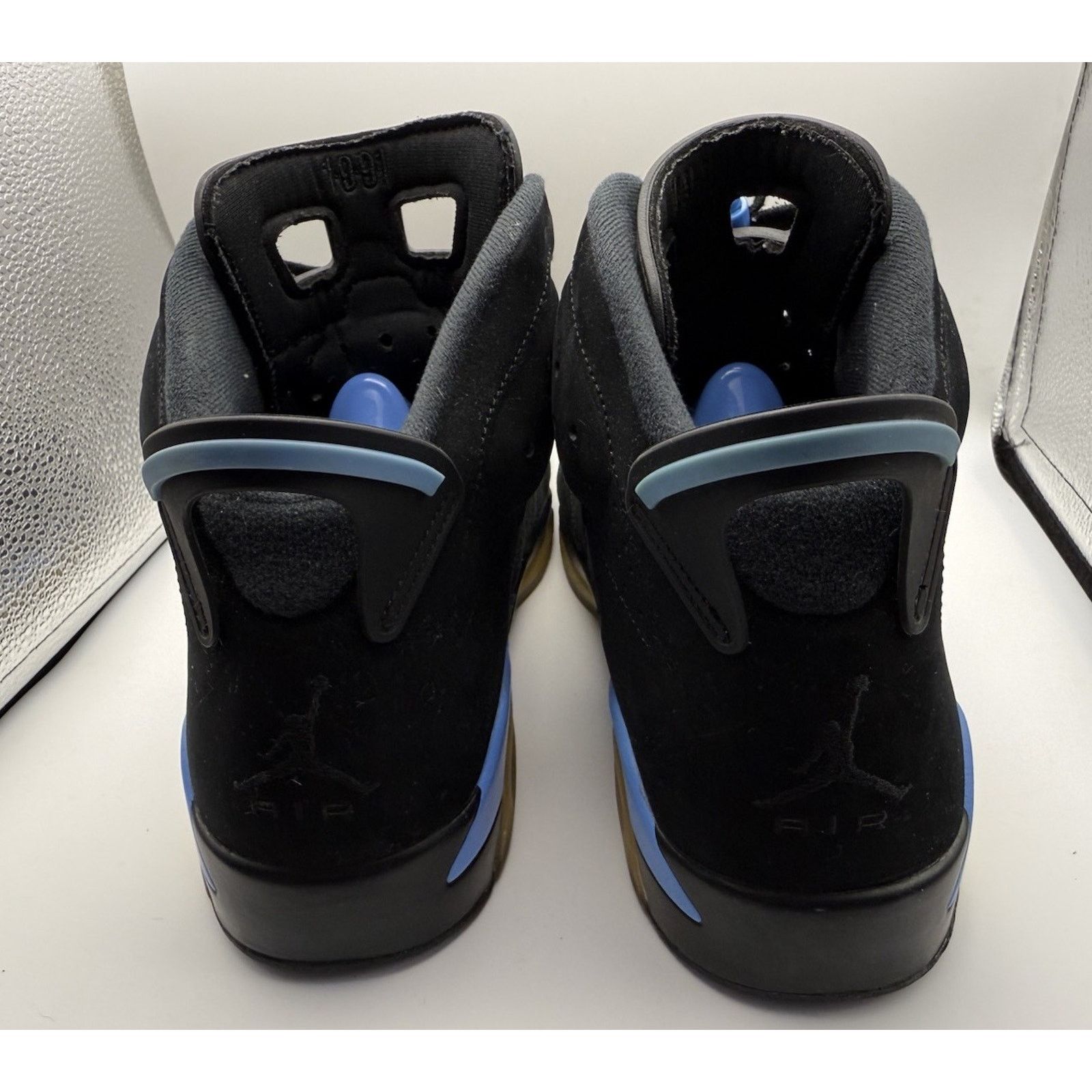 Jordan Brand Nike Air Jordan 6 VI Retro “UNC” Black/Blue 2017 Mens 13 Size US 13 / EU 46 - 4 Thumbnail