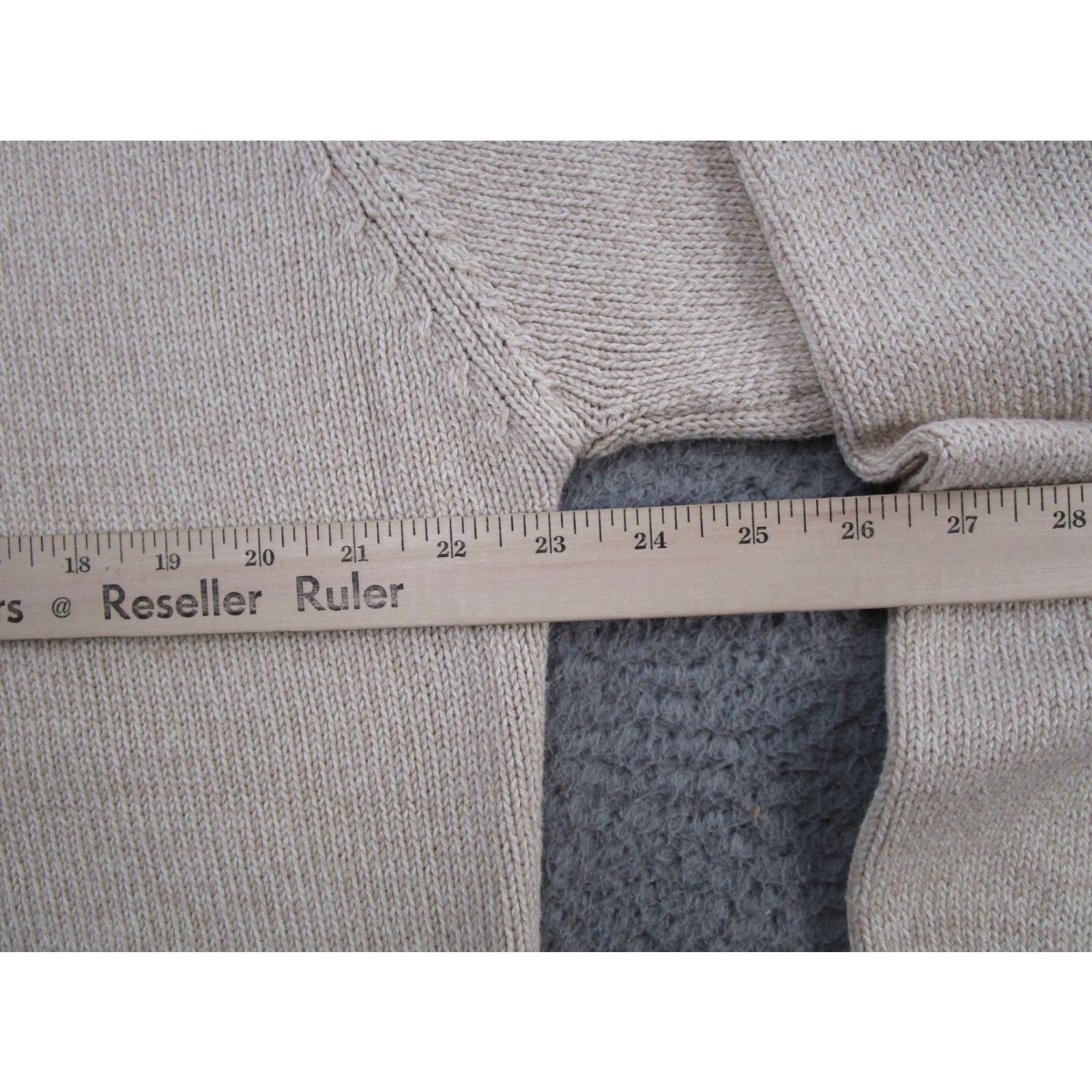 Lands' End VTG Lands' End Beige Heavy Knit Pullover Sweater Crewneck Size M Preppy Mens Pullover Sweater Vintage Beige Pullover Sweater Winter Fall Spring Mens Size US M / EU 48-50 / 2 - 5 Thumbnail