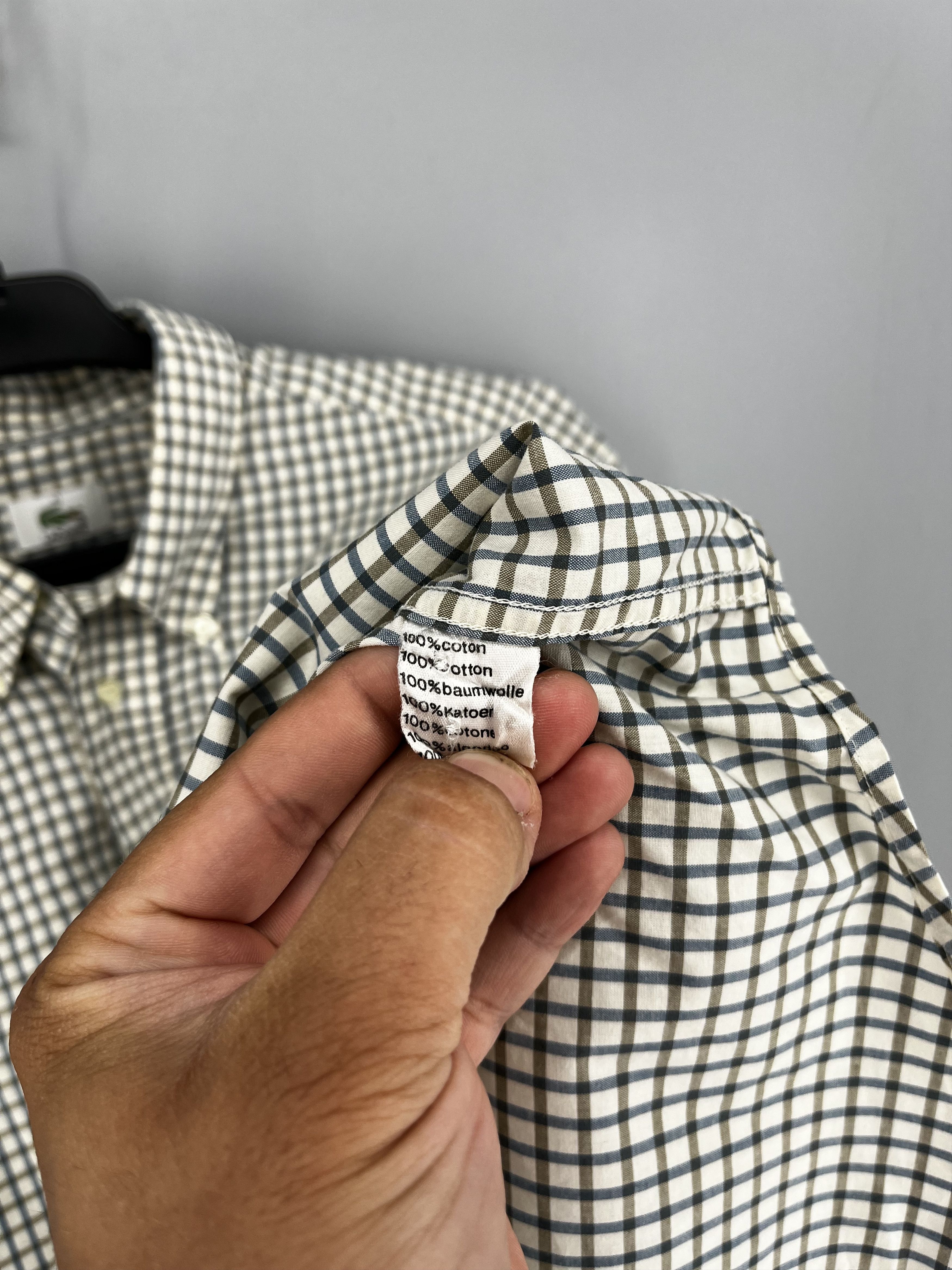 Lacoste Lacoste vintage luxury streetwear shirt Size US L / EU 52-54 / 3 - 8 Thumbnail