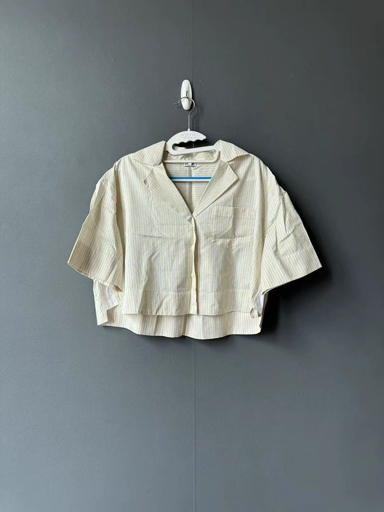Loewe LOEWE size 32 Embroidered striped short shirt Size S / US 4 / IT 40 - 1 Thumbnail