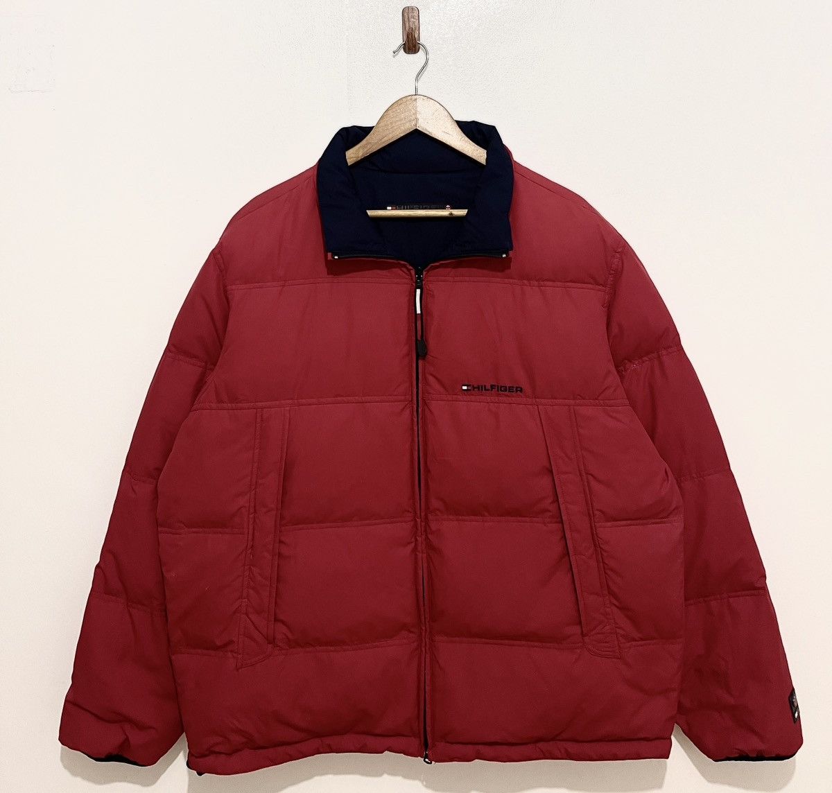 Tommy Hilfiger × Vintage Tommy Hilfiger Reversible Puffer Jacket Size US L / EU 52-54 / 3 - 2 Thumbnail