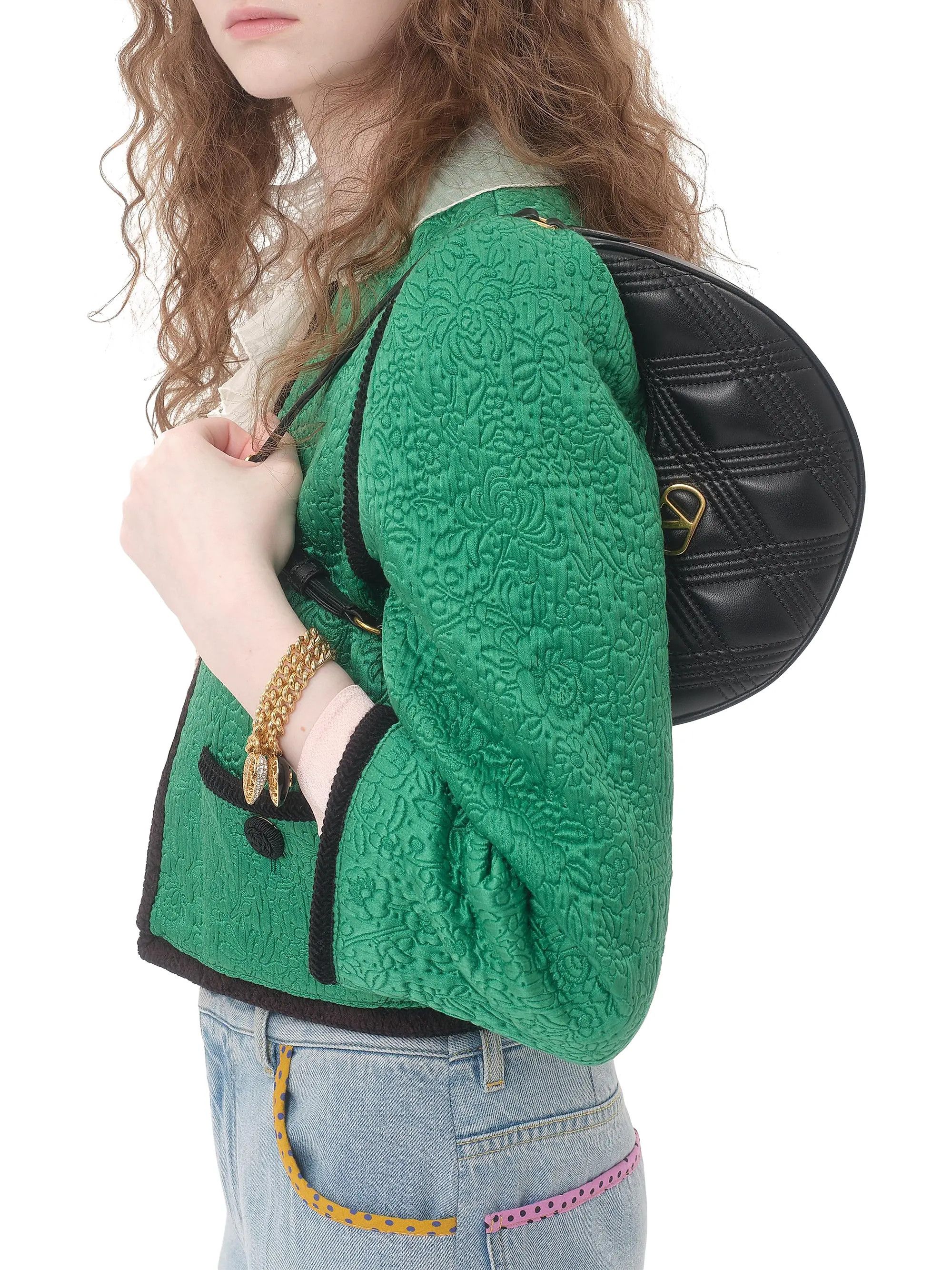Valentino os11x0126 Size: OS / Quiltie Mini Shoulder Bag in Black Size ONE SIZE - 8 Thumbnail