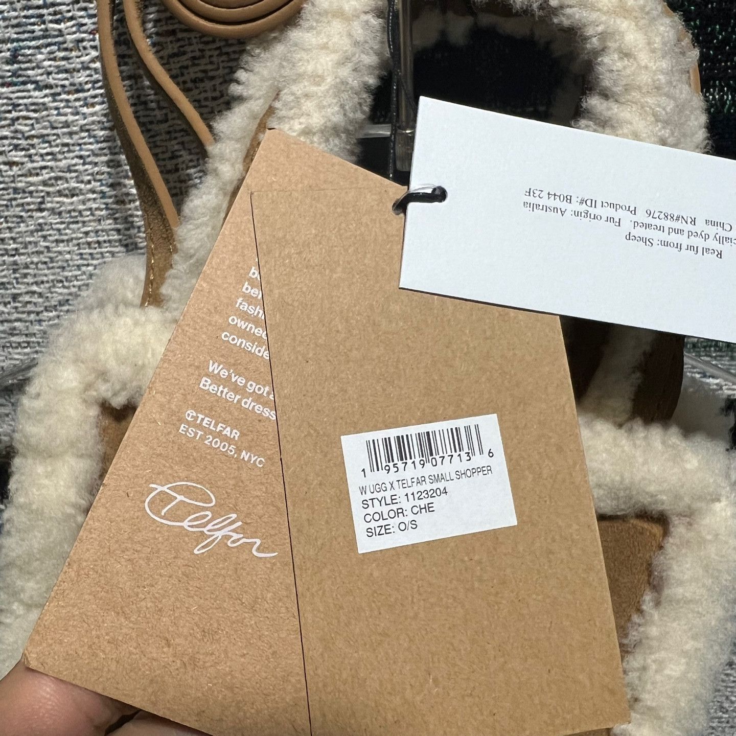 Telfar × Ugg Telfar x UGG Small Shopping Bag Chestnut Size ONE SIZE - 2 Thumbnail