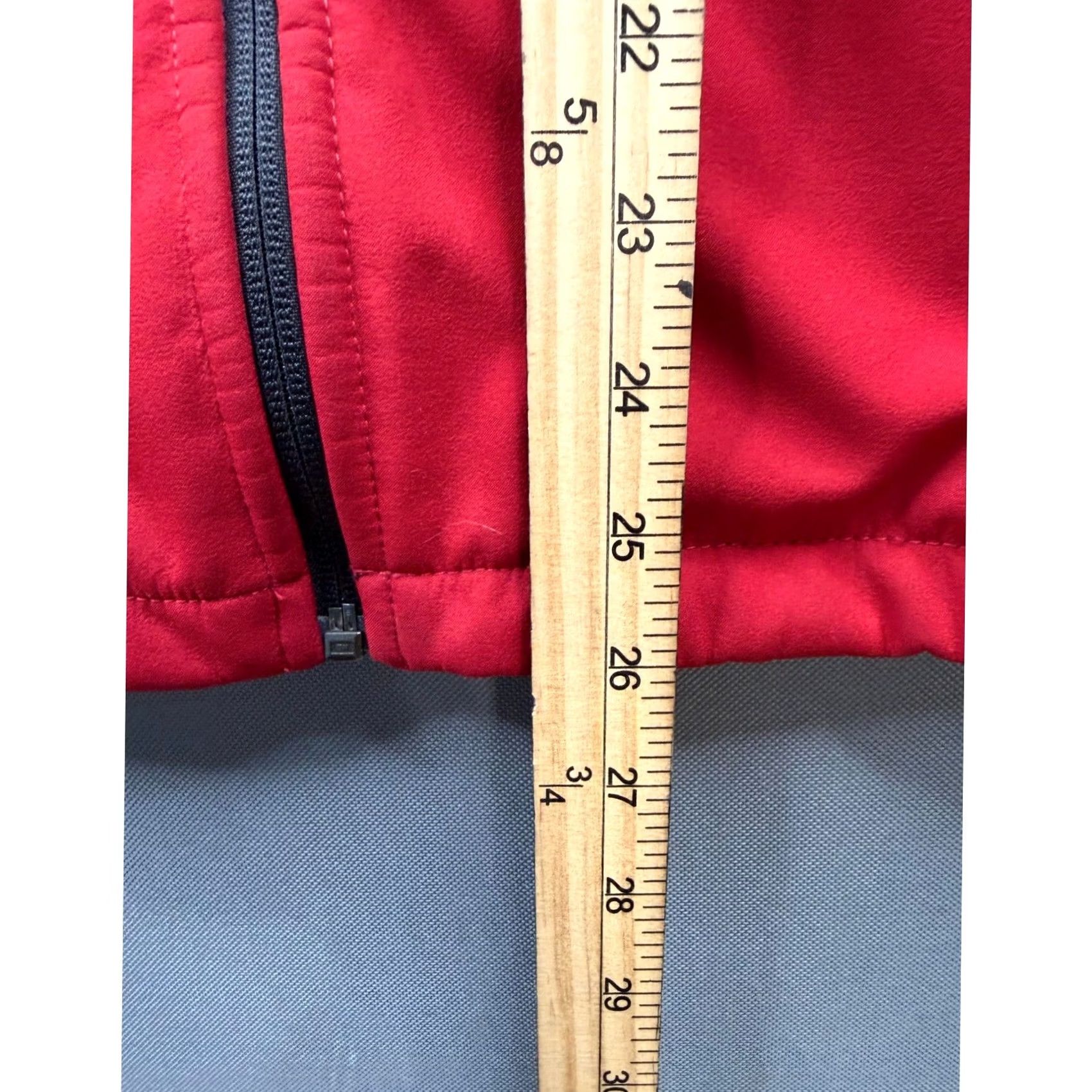 The North Face The North Face Windwall Softshell Jacket Mens Red Black Full Zip Fleece Lined Medium Size US M / EU 48-50 / 2 - 7 Thumbnail