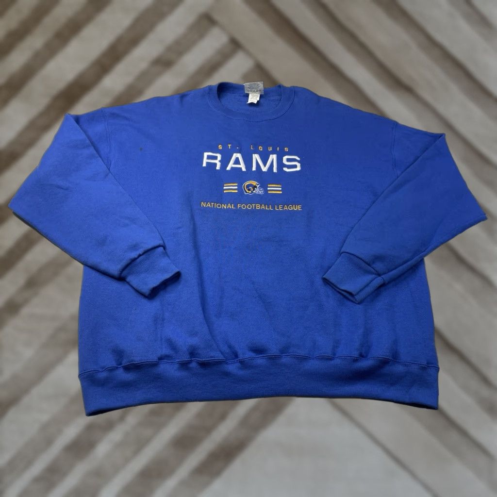 Lee VINTAGE Lee Sport St Louis Rams Crewneck Sweatshirt Mens XXL USA Los Angeles Size US XXL / EU 58 / 5 - 1 Thumbnail