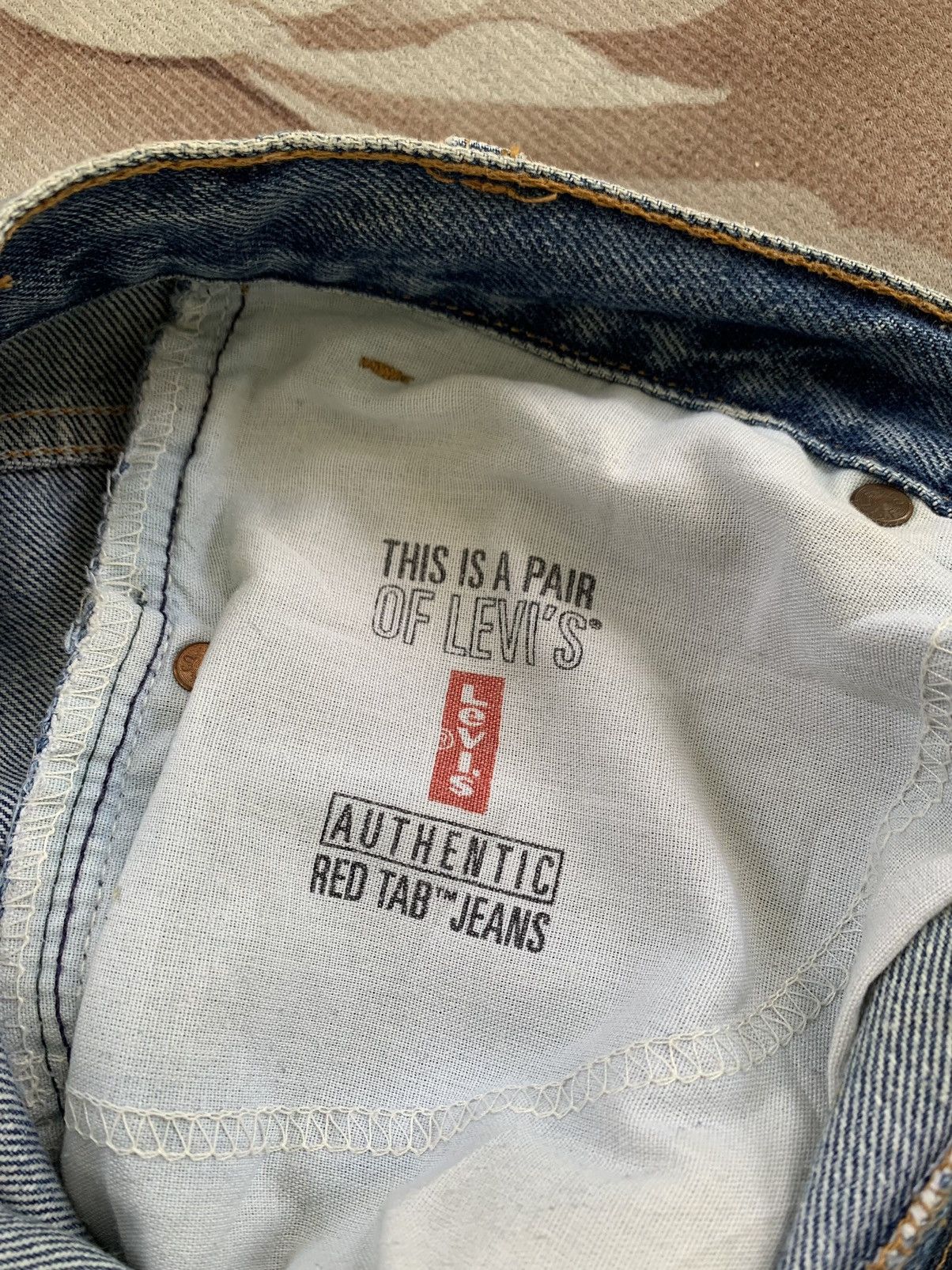 Levi's Levis Distressed 517 Sample Boot Cut Denim Pant Made in Usa Size US 30 / EU 46 - 17 Thumbnail