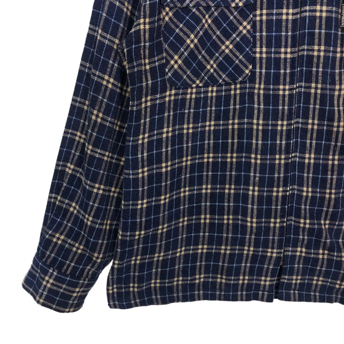 Japanese Brand 🔥90’s Vintage Flannel Jacket Checked Tartan Chapman Japan Size US M / EU 48-50 / 2 - 3 Thumbnail