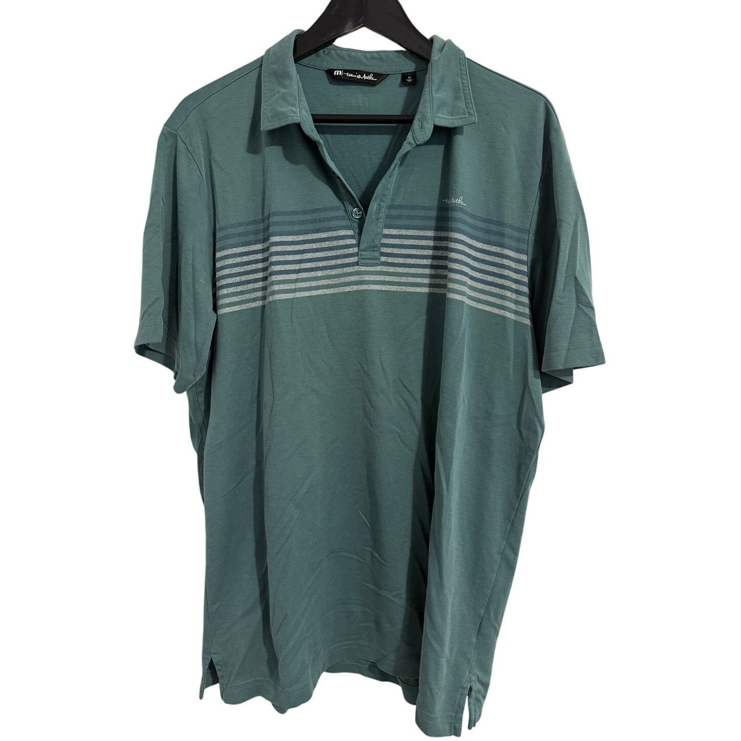 TravisMathew TravisMathew Green Golf Polo Men's Size XL Size US XL / EU 56 / 4 - 1 Thumbnail