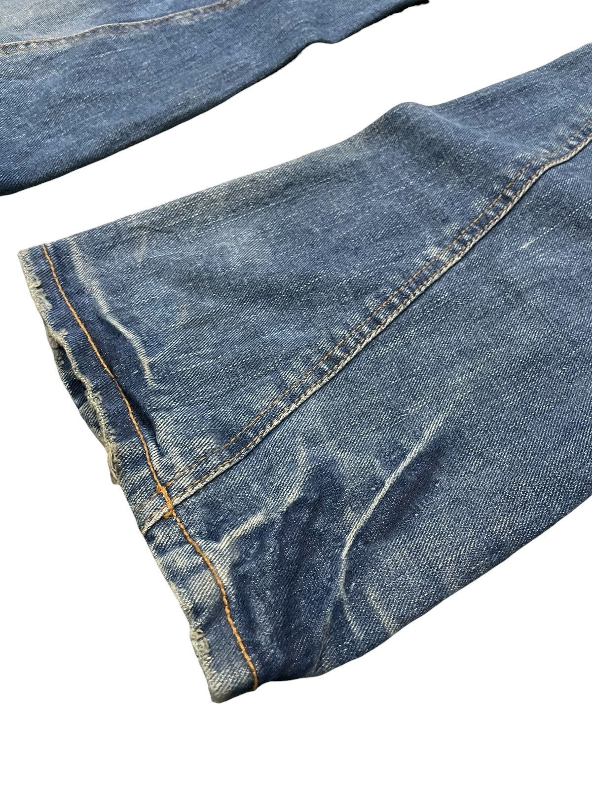 Hysteric Glamour × In The Attic Nylaus Japan Studded & Gems Claws Mark Spiral Flare Jeans Size US 32 / EU 48 - 21 Thumbnail