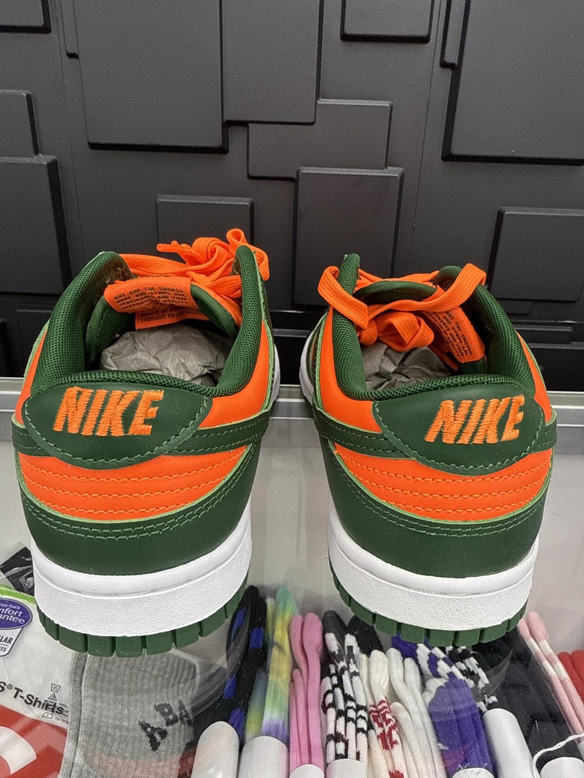 Nike Nike Dunk Low Miami Hurricanes Size US 8 / EU 41 - 4 Thumbnail