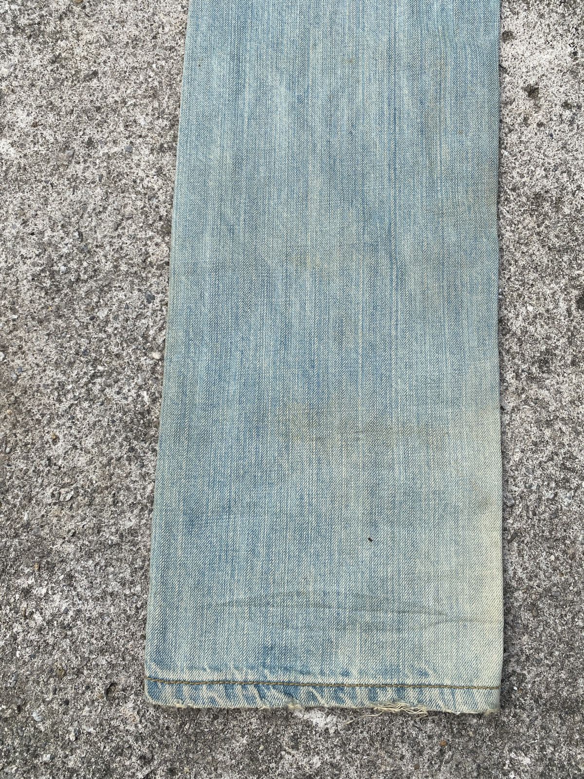 Army Of Me × Japanese Brand Army Of No Distressed Rusty Faded Blue Jeans Size US 31 - 12 Thumbnail