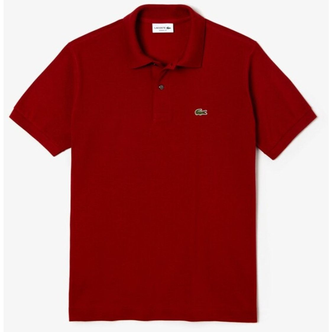 Lacoste Lacoste Mens Legacy Short Sleeve L.1212 Pique Polo SH Red XS Size US XS / EU 42 / 0 - 1 Thumbnail