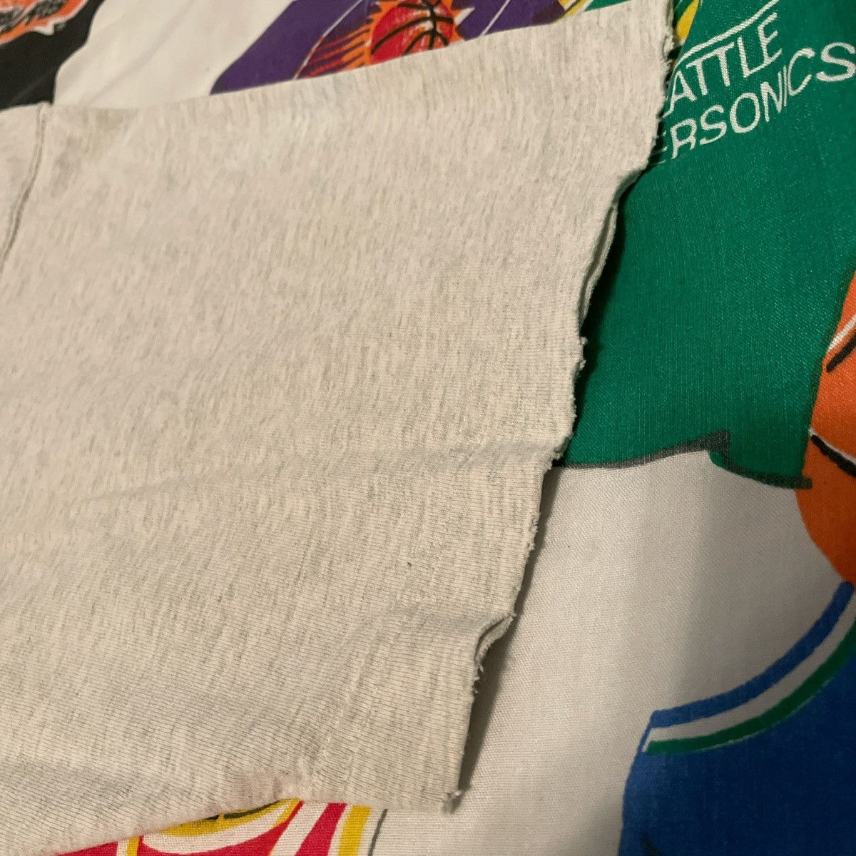 NBA × Vintage Vintage 90s NBA Shaquille O’Neal Bar Basketball Tee Size US XL / EU 56 / 4 - 7 Thumbnail